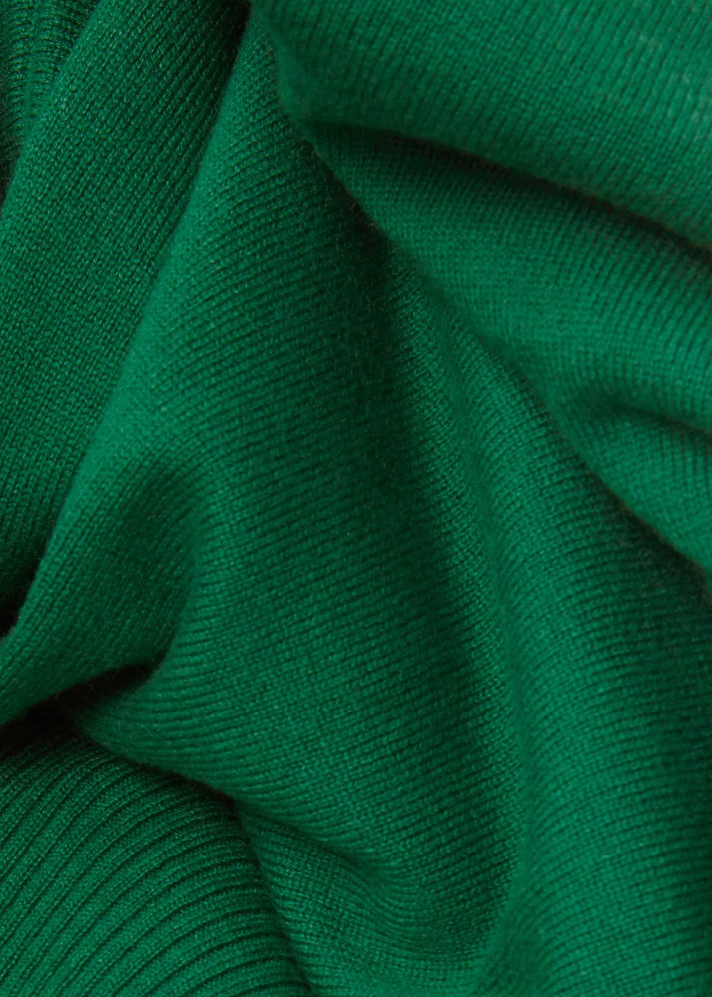 Talia Knitted Dress With Cashmere, Leaf Green, hi-res