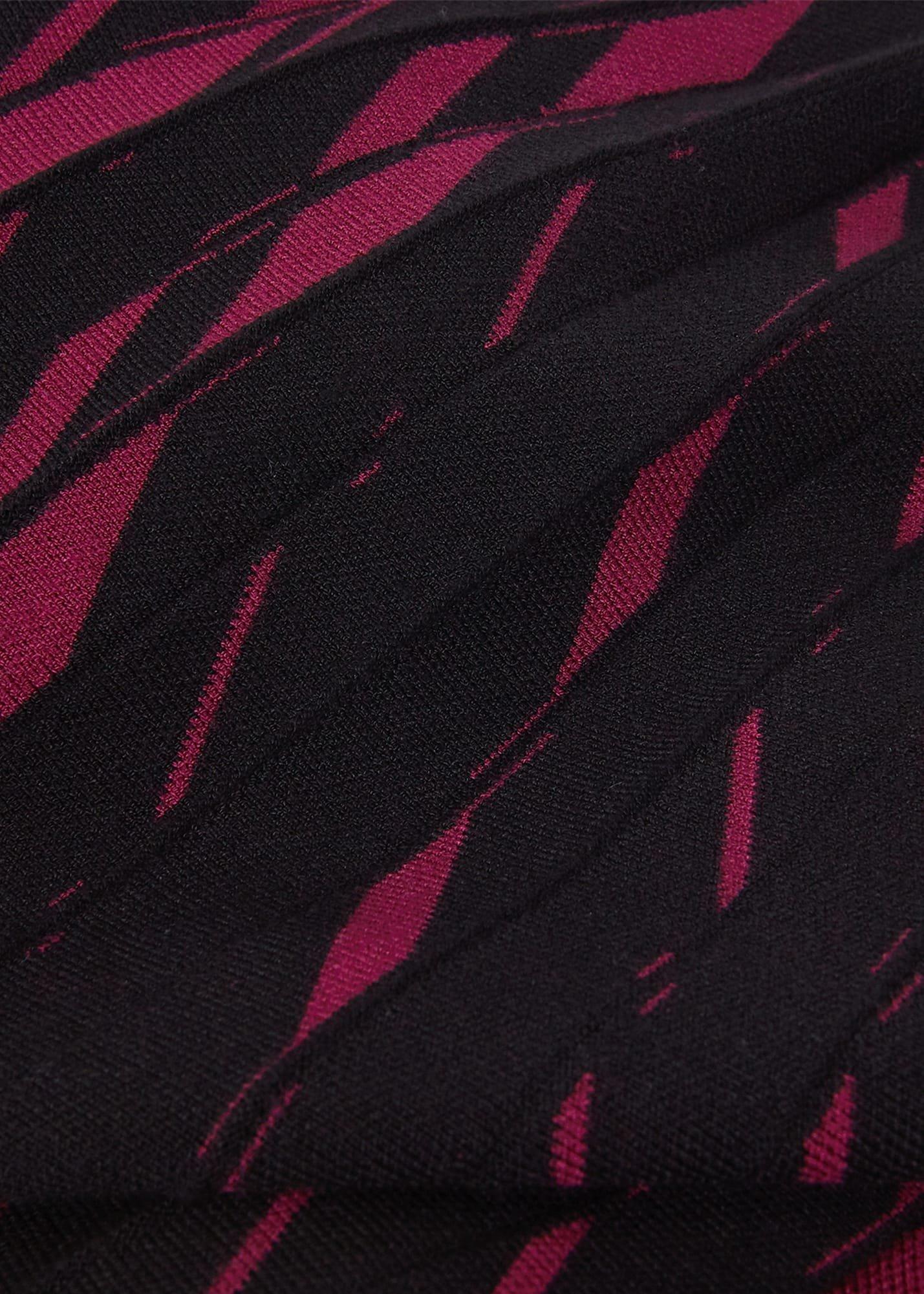 Reva Knitted Dress, Black Plum, hi-res