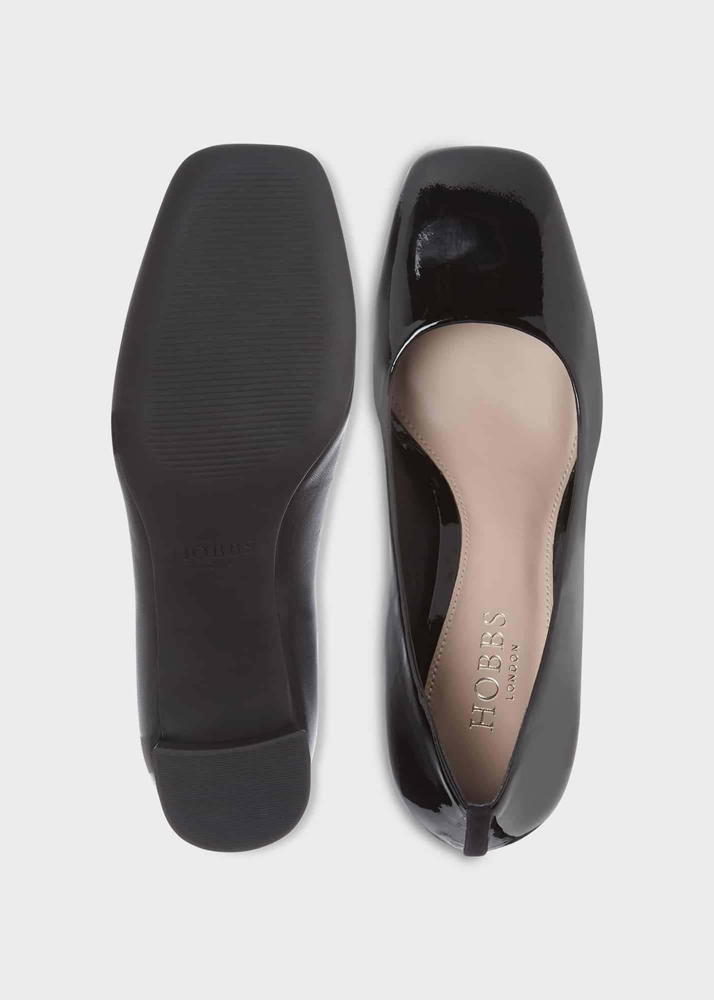 Tate Court Shoes, Black, hi-res