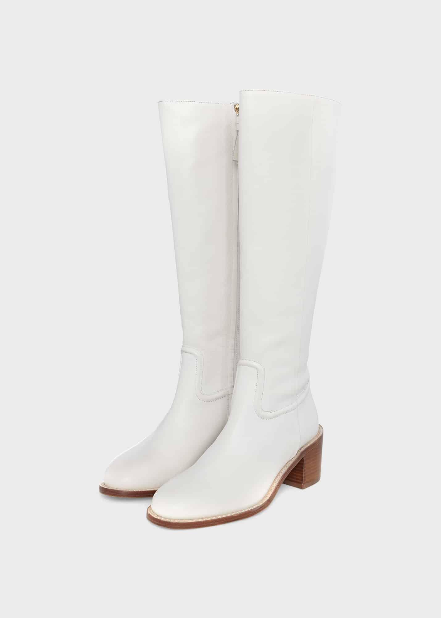 Jenn Long Boot, White, hi-res