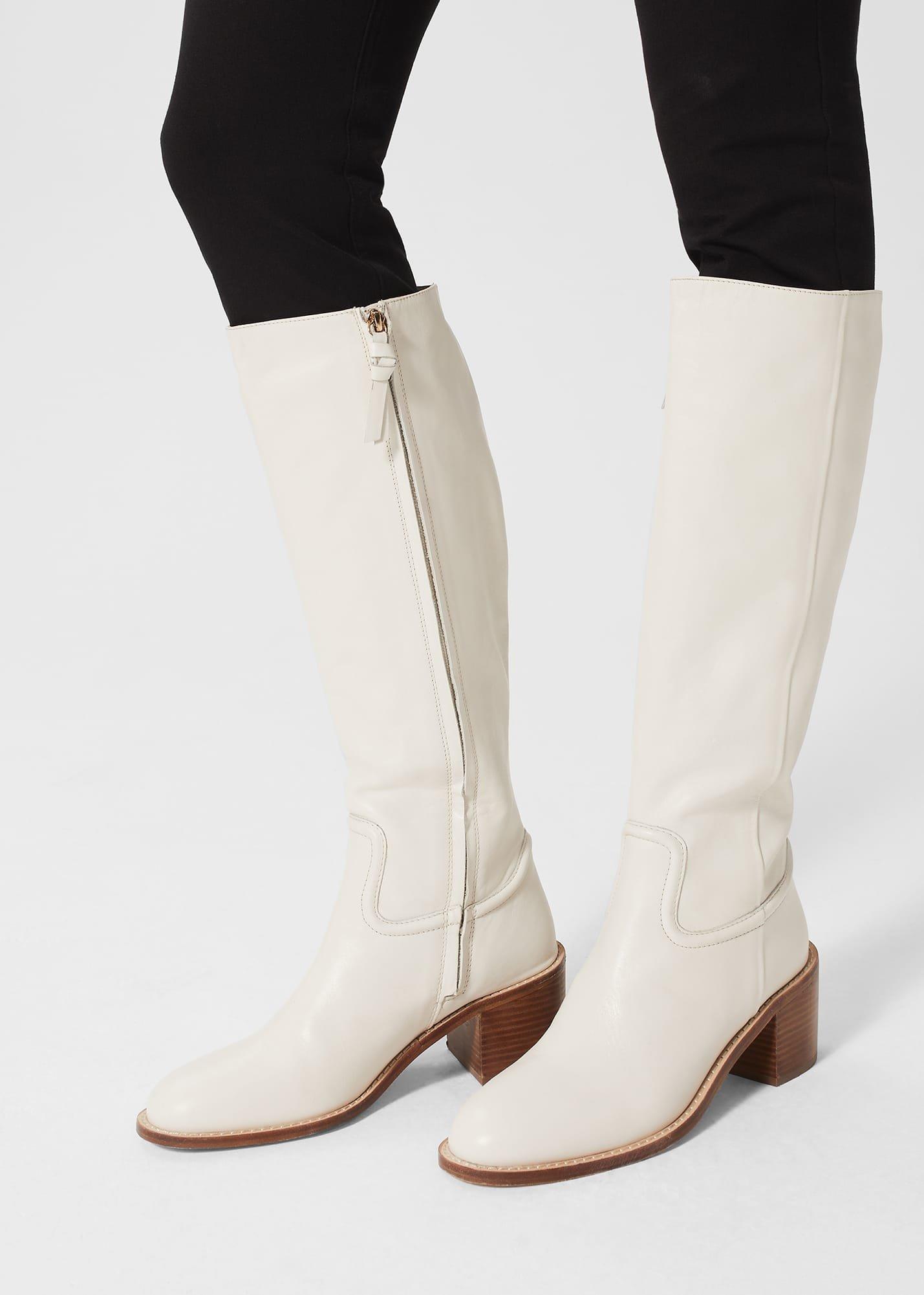Jenn Long Boot, White, hi-res