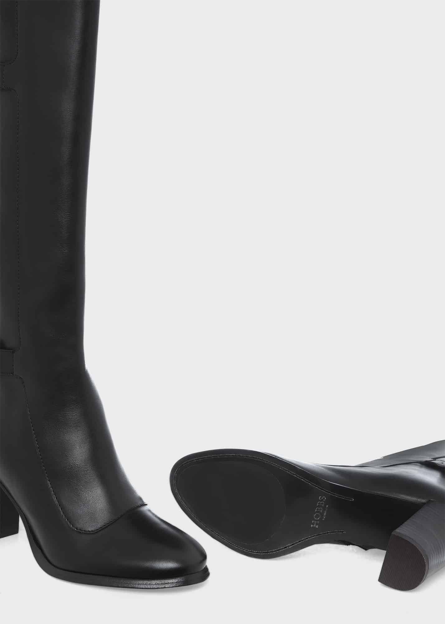 Nell Long Boot, Black, hi-res