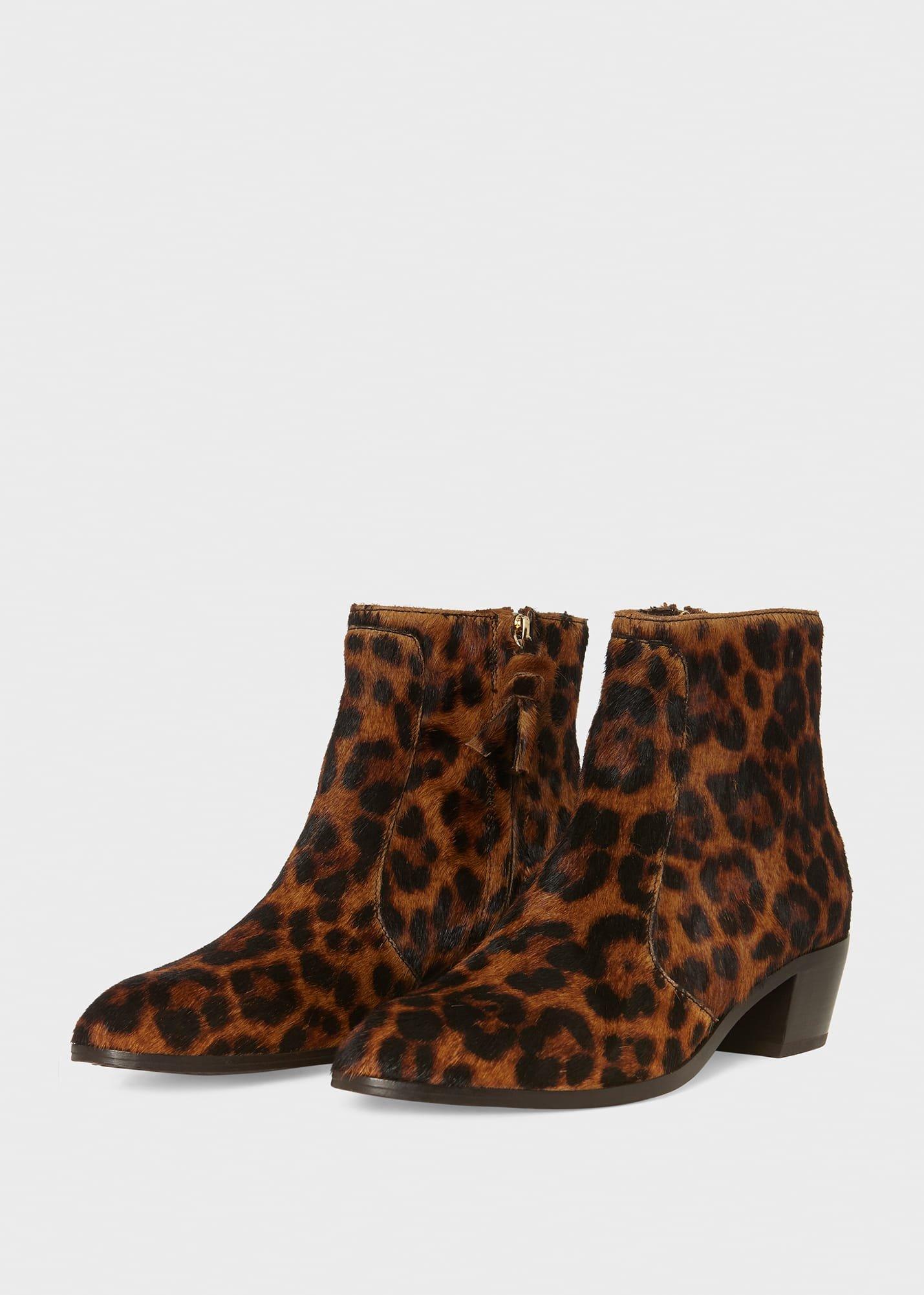 Shona Ankle Boot, Tan Leopard, hi-res