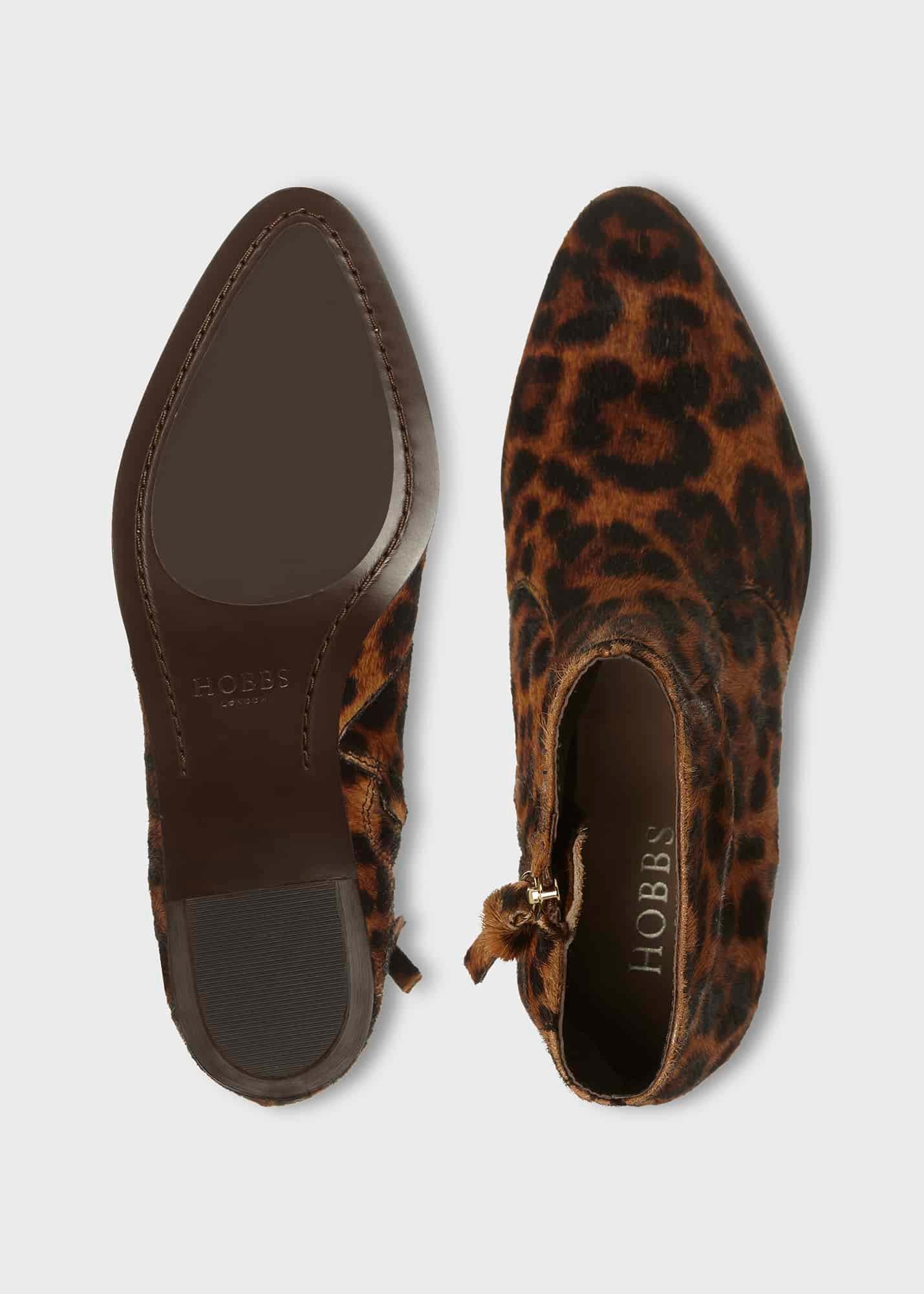 Shona Ankle Boot, Tan Leopard, hi-res