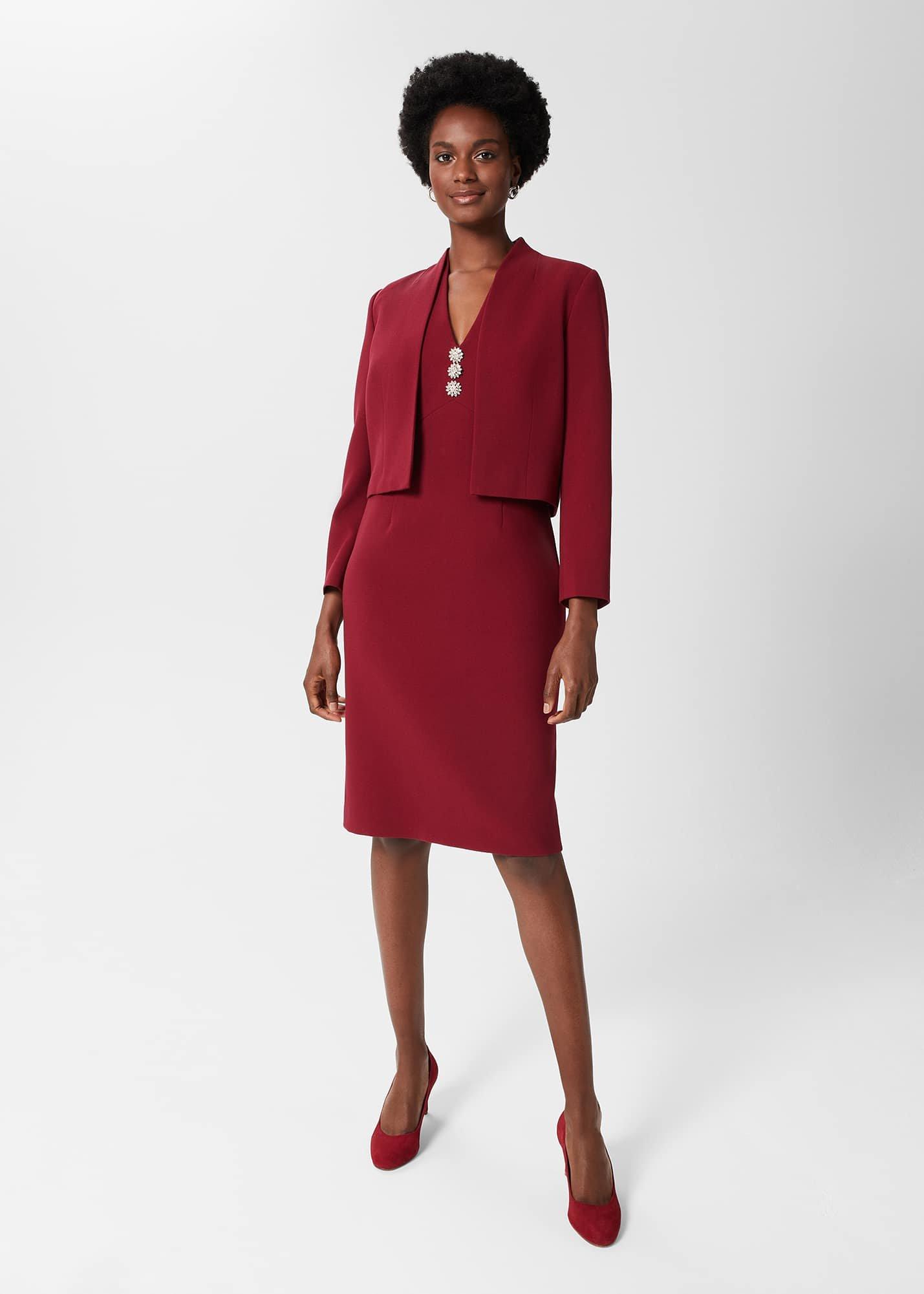 Lizzie Pumps, Rich Burgundy, hi-res
