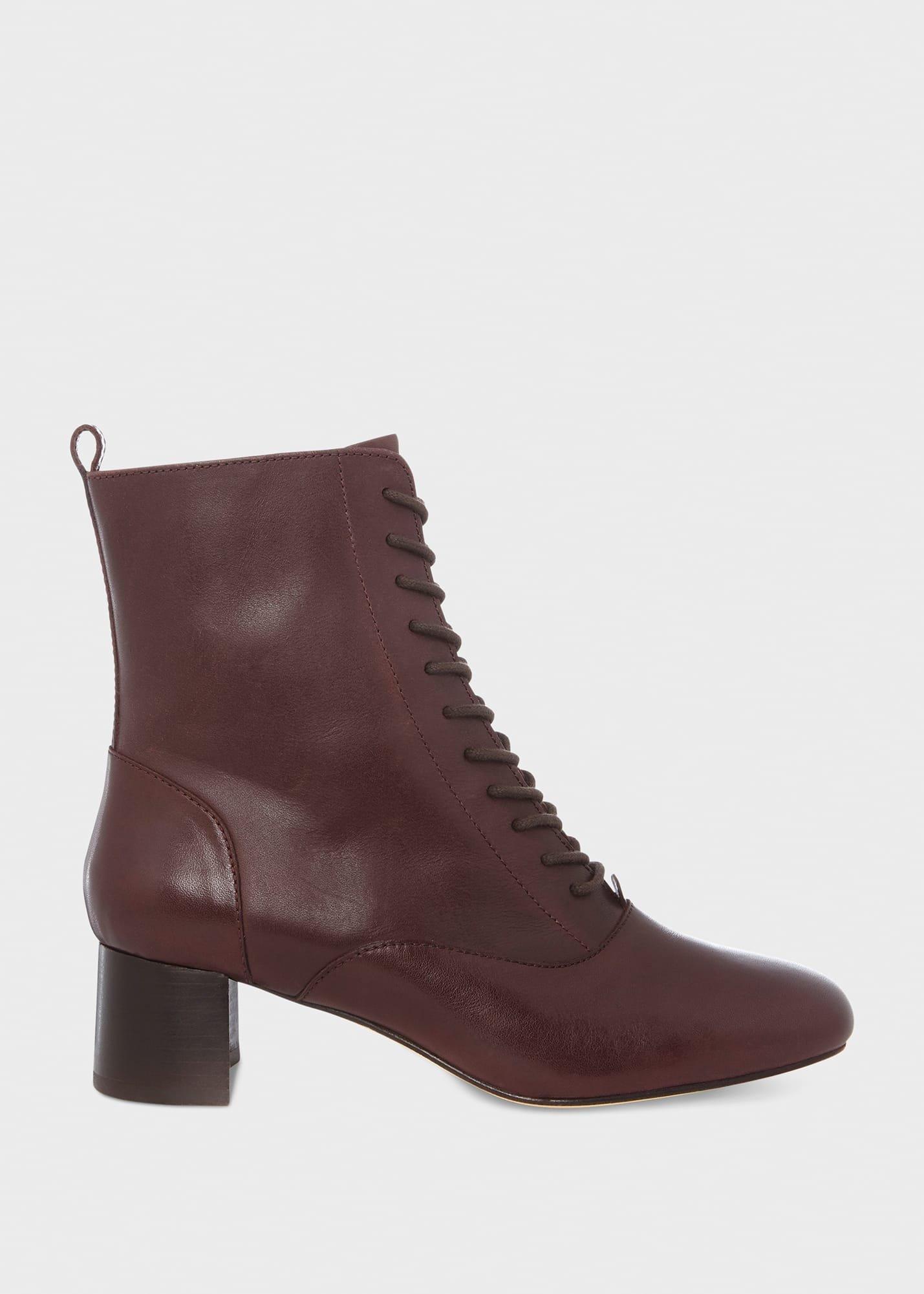 Issy Lace Up Boot, Dark Plum, hi-res