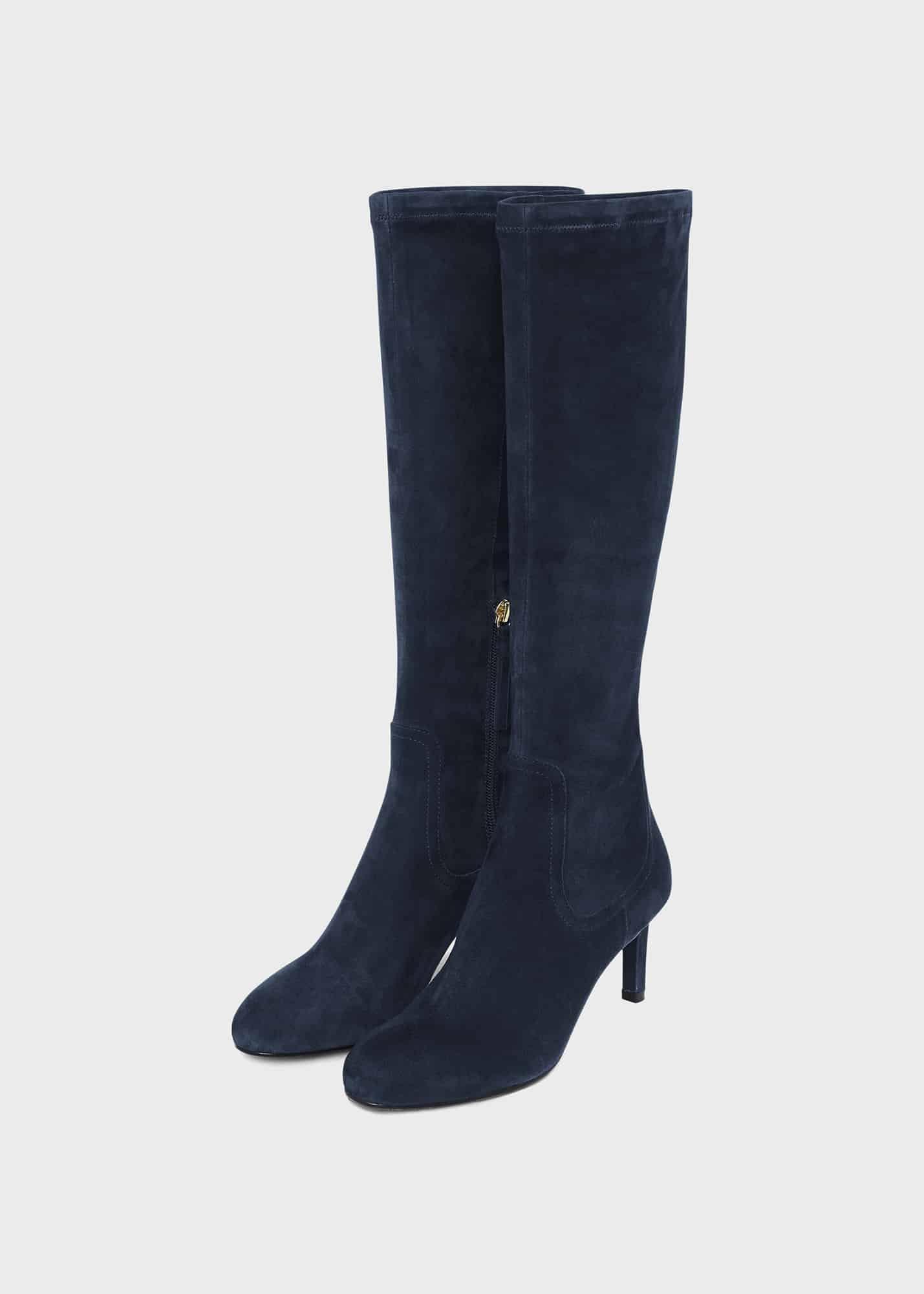 Lizzie Stretch Boot, Navy, hi-res