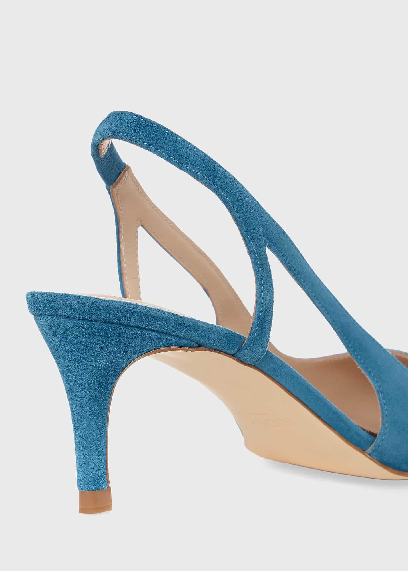 Cleo Slingback, Deep Jade Blue, hi-res