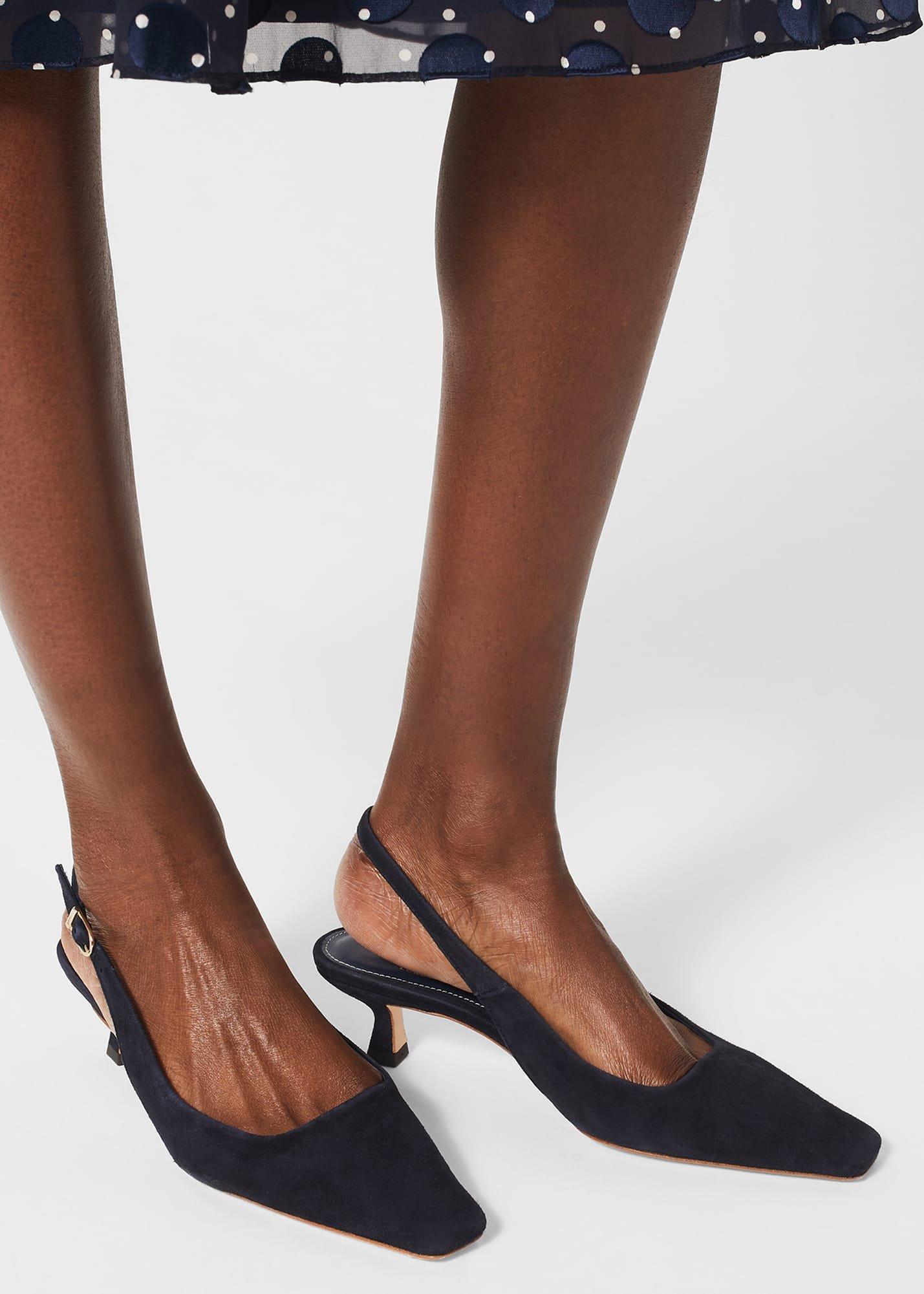 Dita Slingback, Navy, hi-res