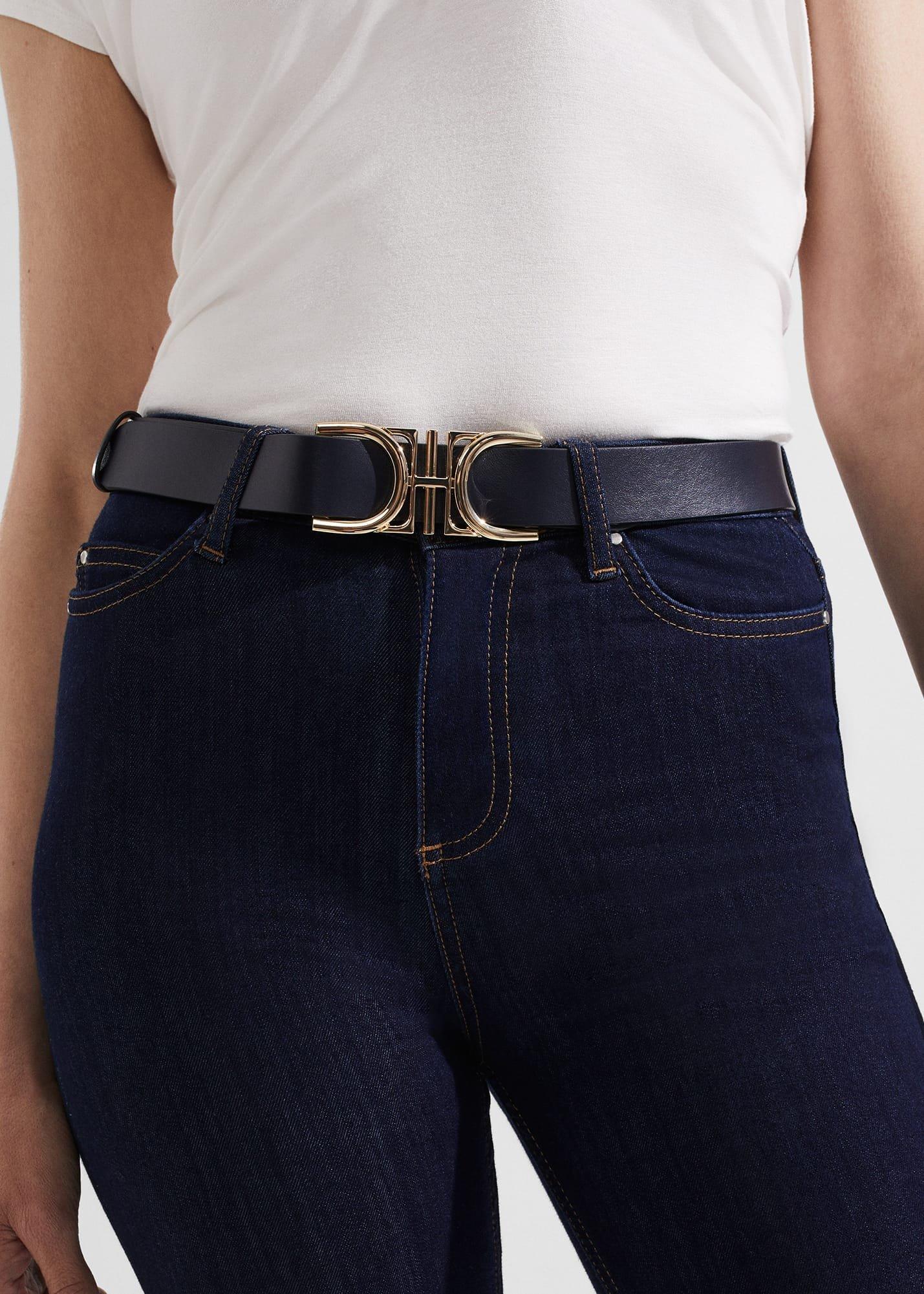 Tabitha Belt, Navy, hi-res