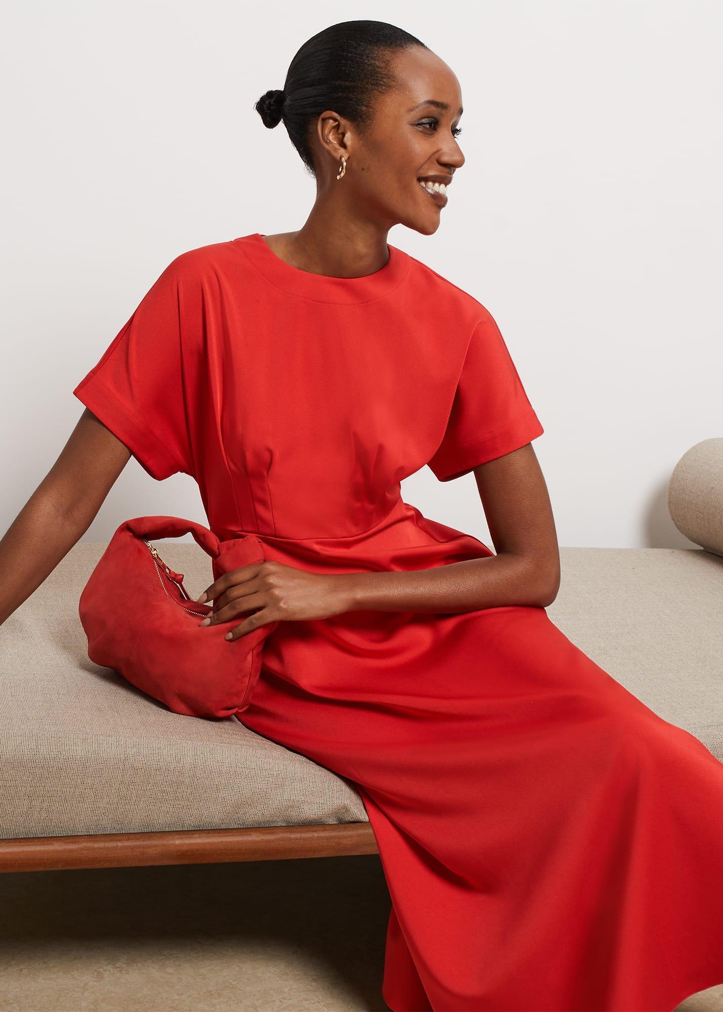 Northcote Clutch, True Red, hi-res