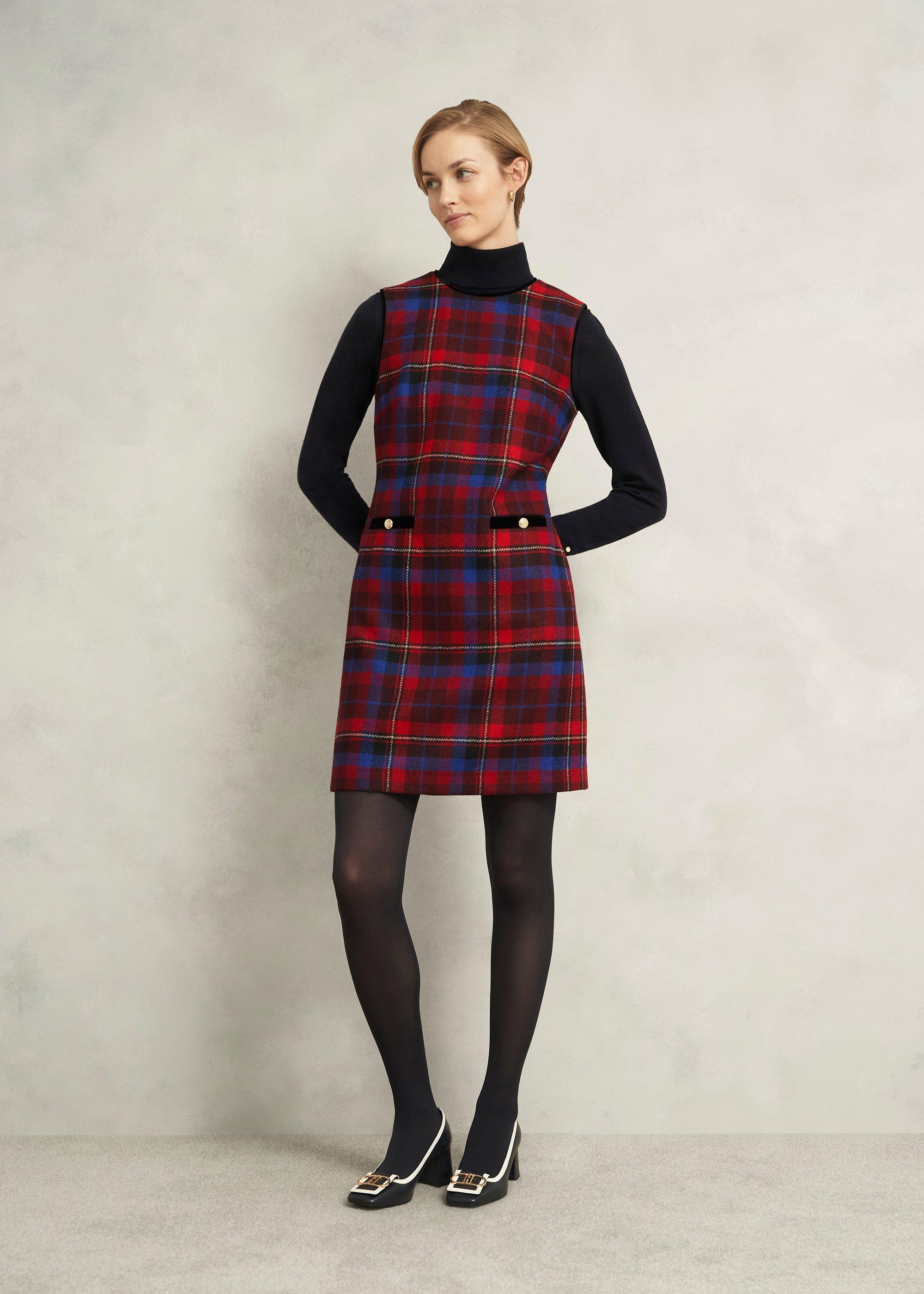 60-Denier Opaque Navy Tights, Navy, hi-res