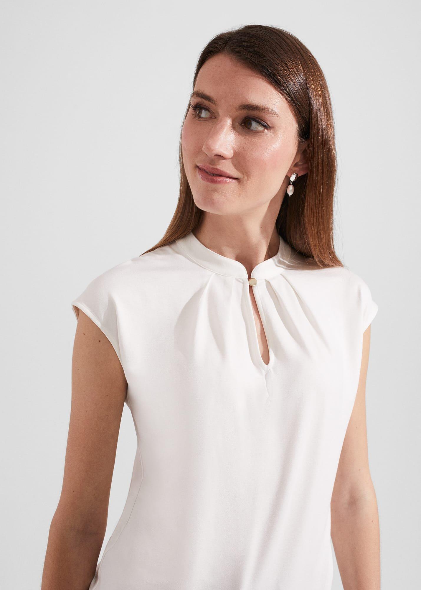 Maeve Top, Ivory, hi-res