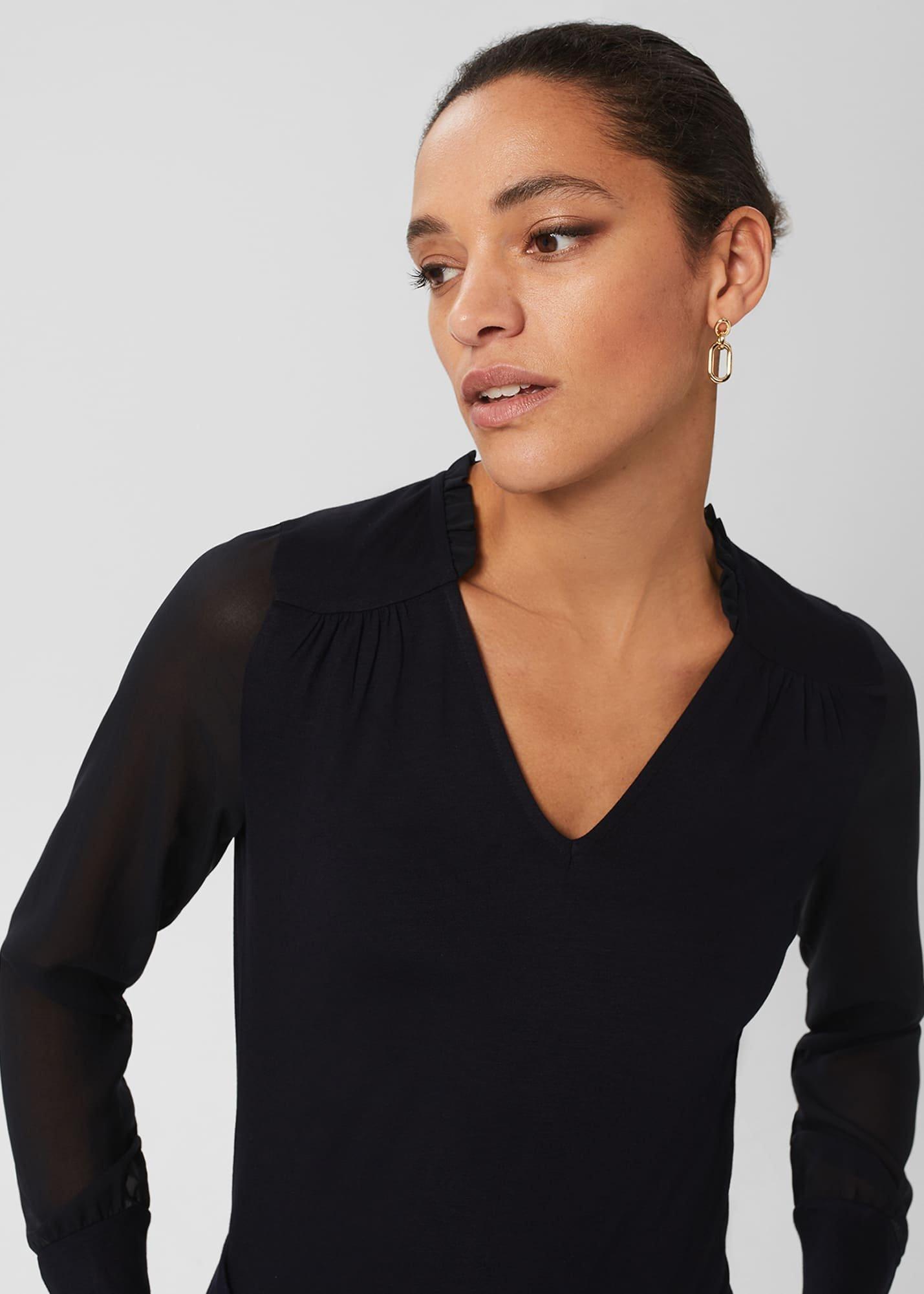 Louisa Top, Navy, hi-res