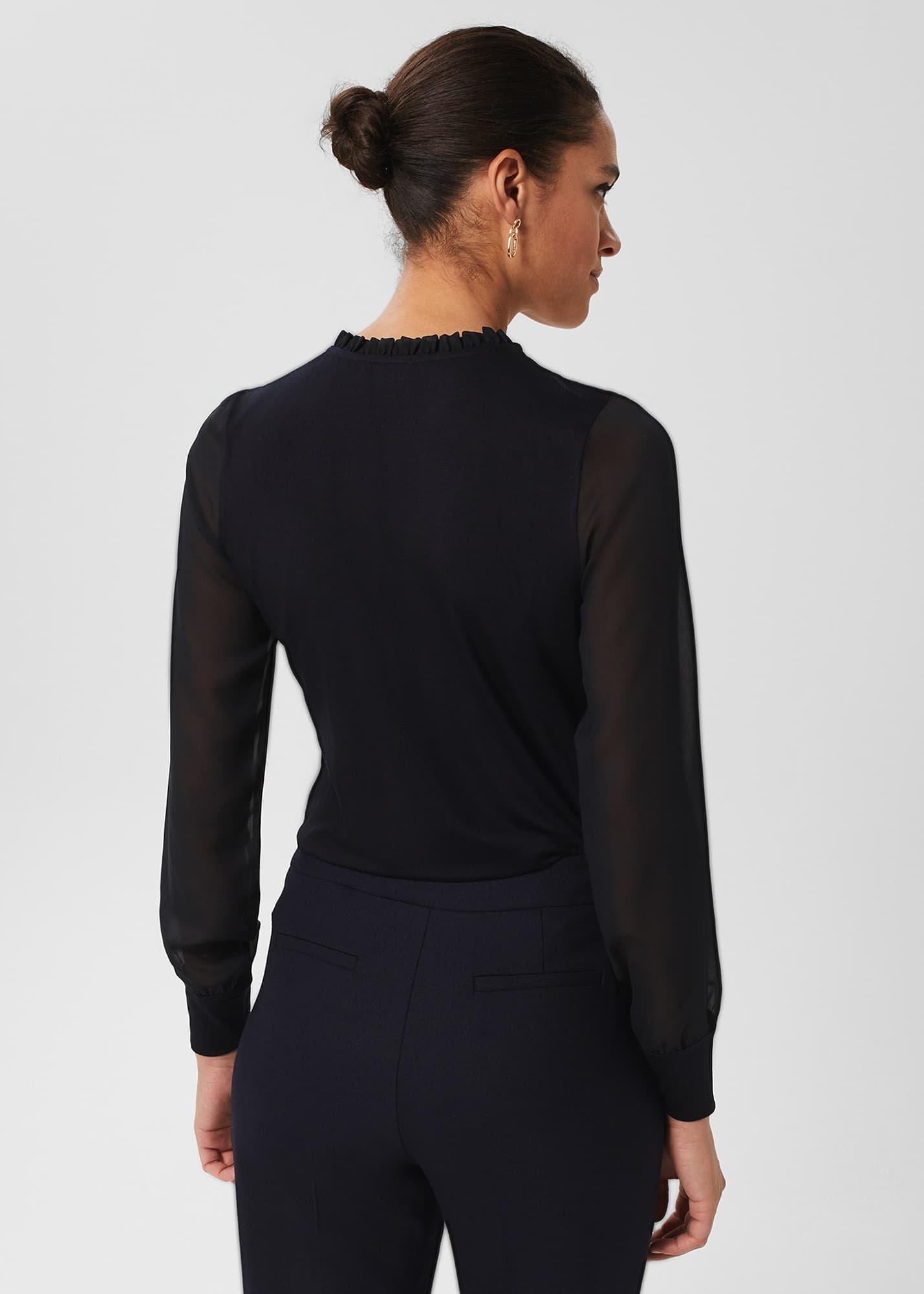 Louisa Top, Navy, hi-res