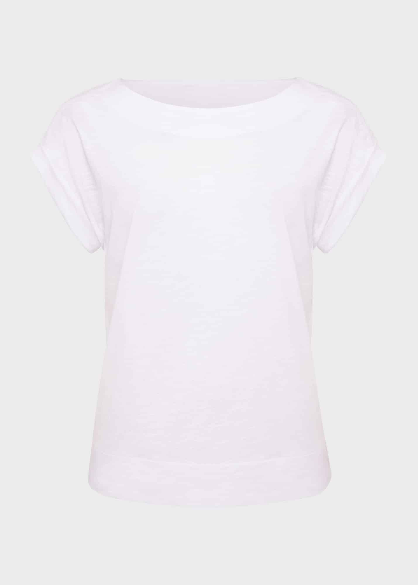Alycia Cotton T-Shirt, White, hi-res