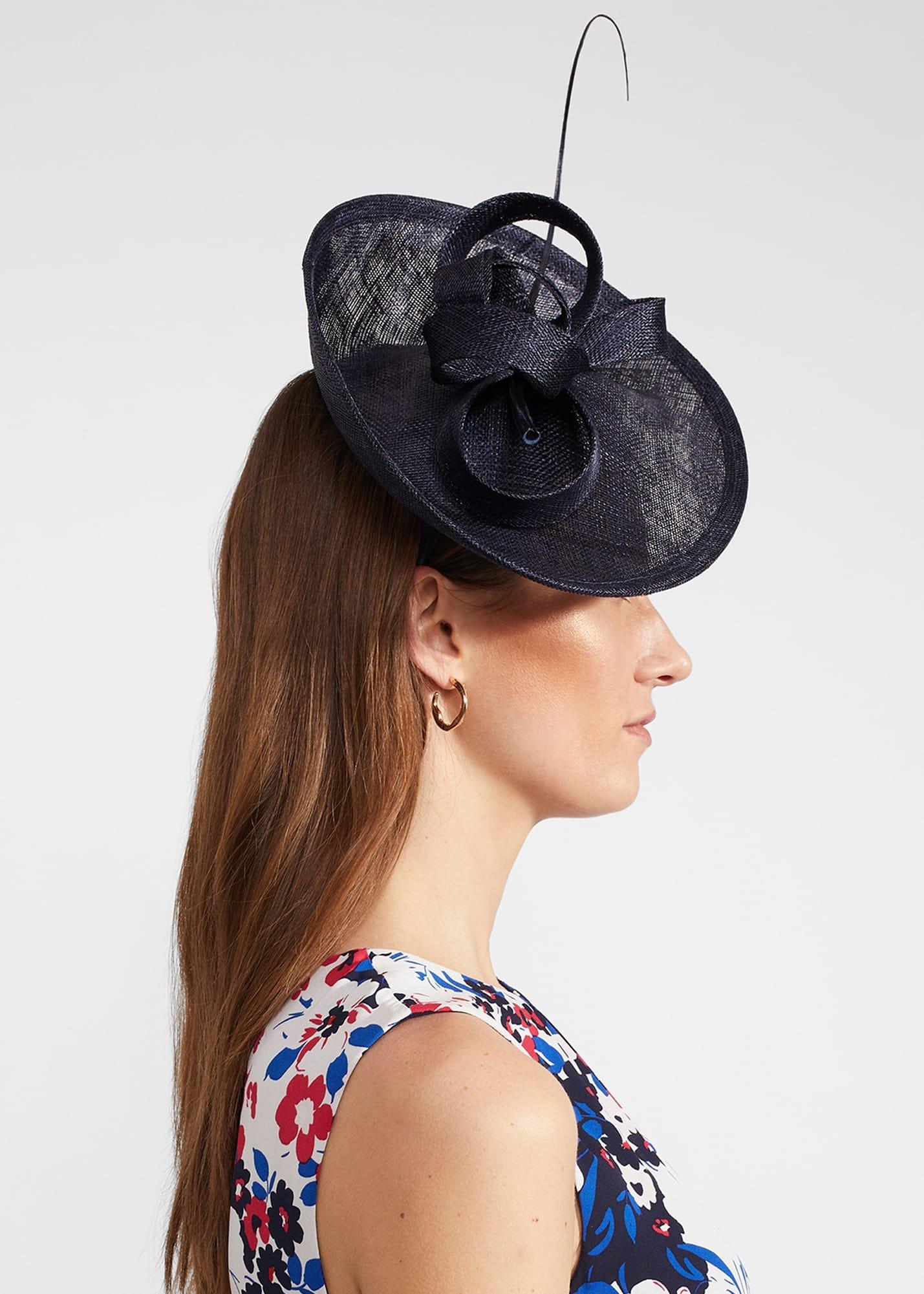 Quinn Fascinator, Midnight, hi-res