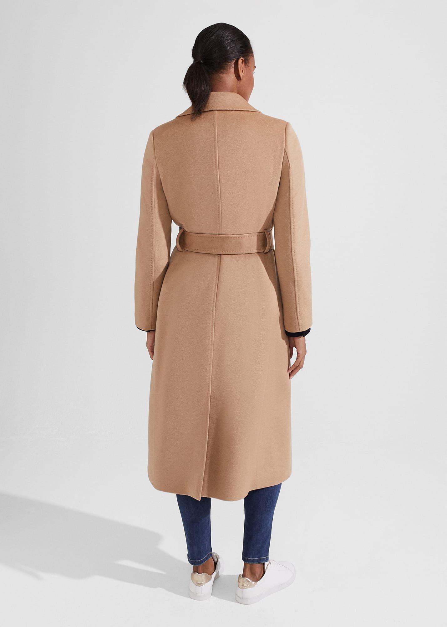 Livia Wool Coat, Camel, hi-res