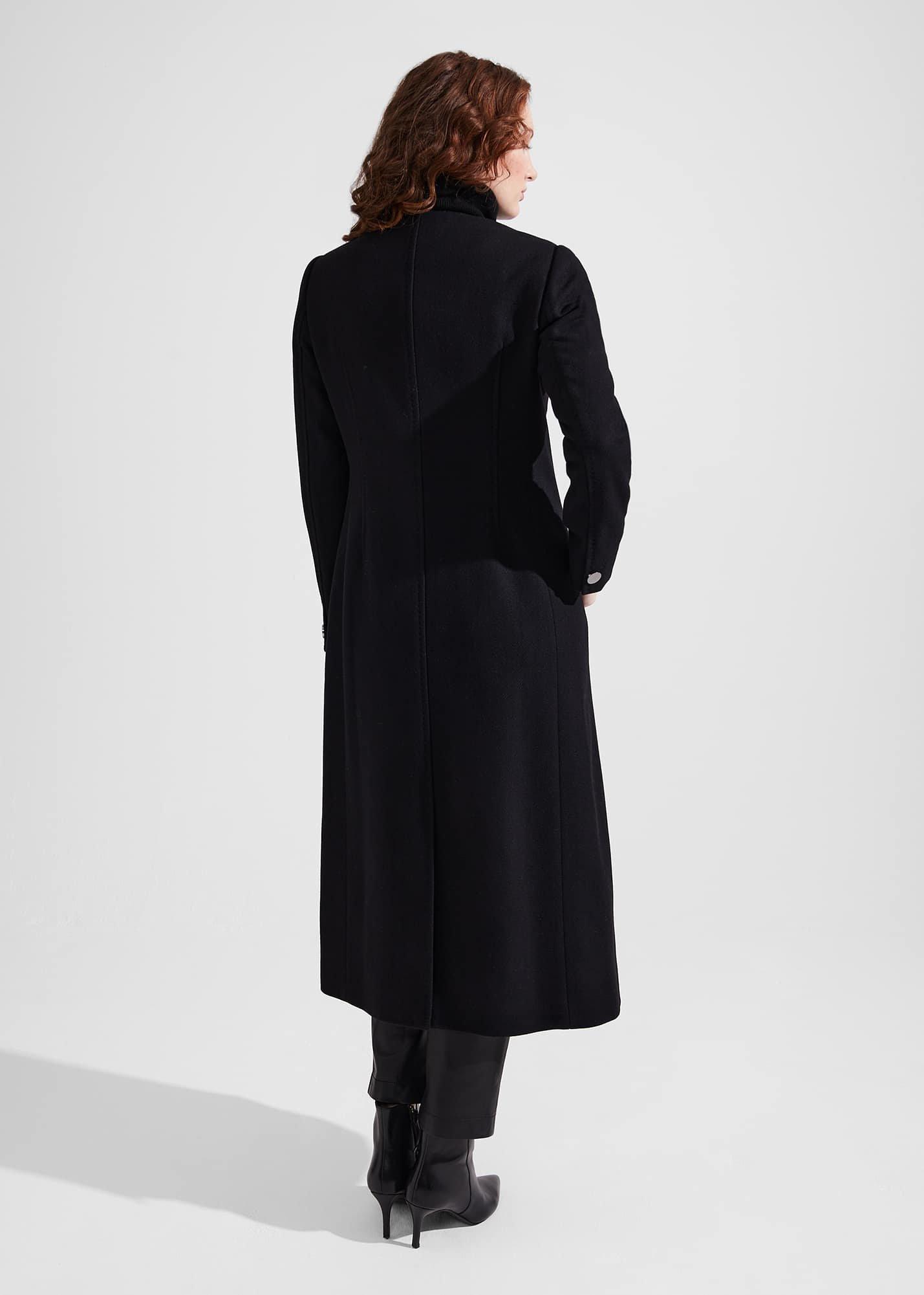 Lalena Wool Blend Coat, Black, hi-res