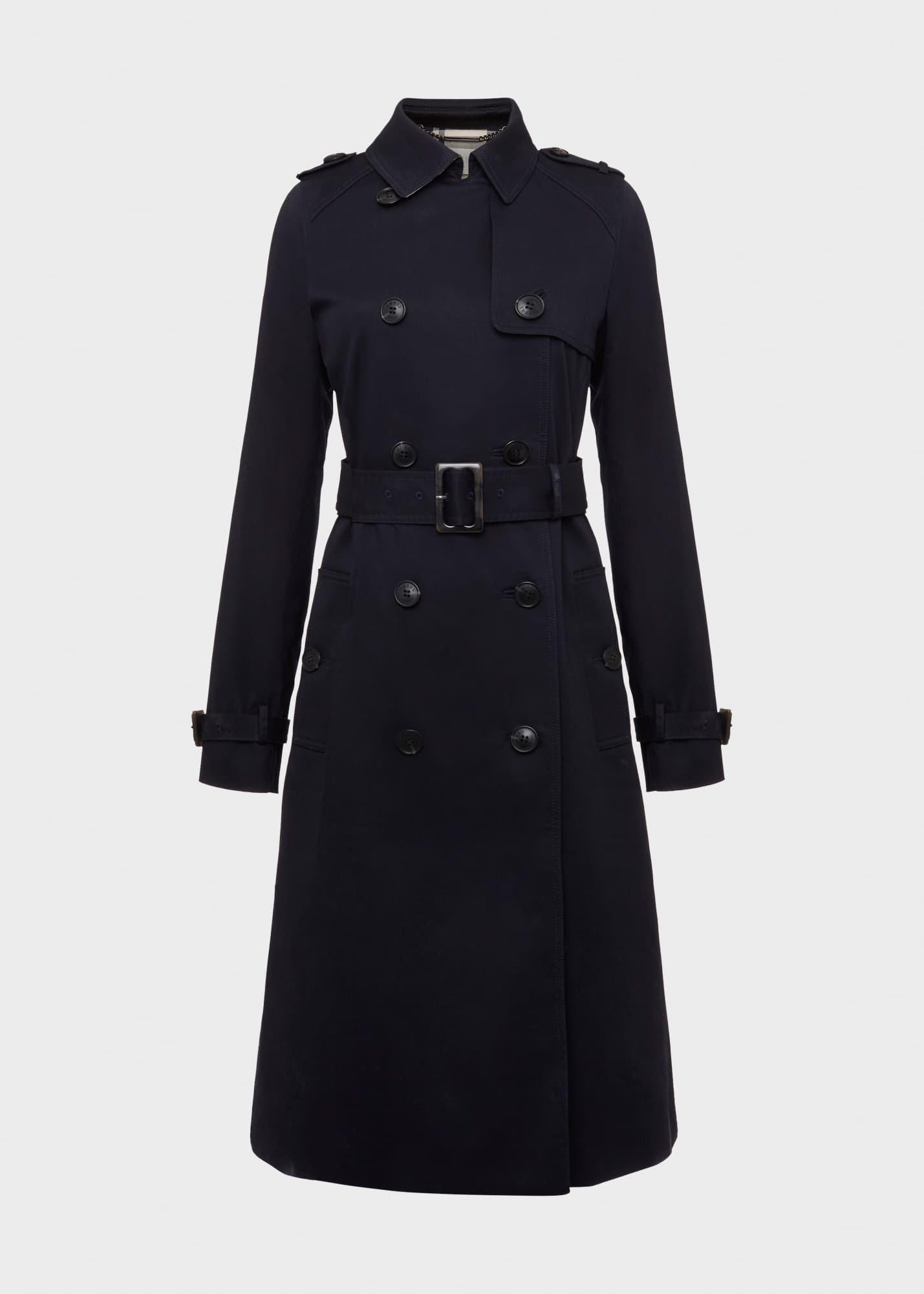 Petite Lisa Trench, Navy, hi-res