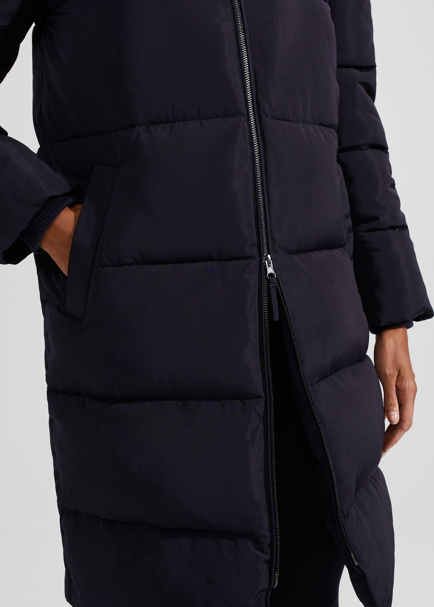 Maeve Puffer Coat, Navy, hi-res
