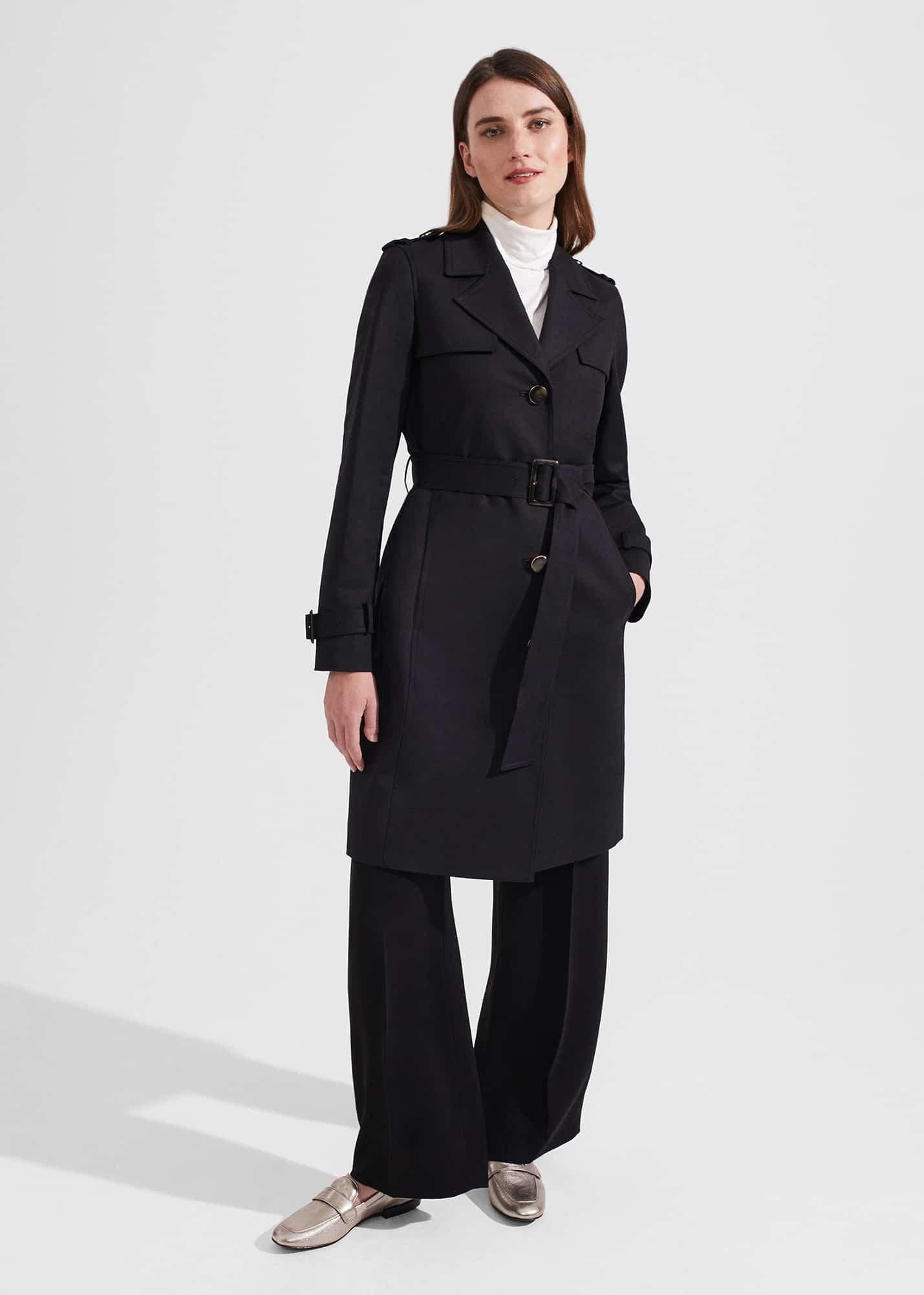 Mira Trench, Black, hi-res