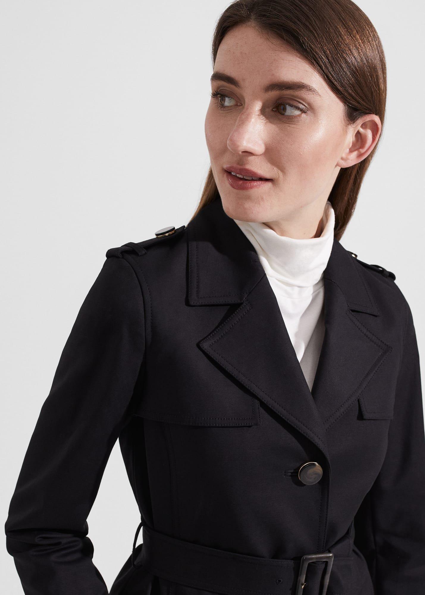 Mira Trench, Black, hi-res