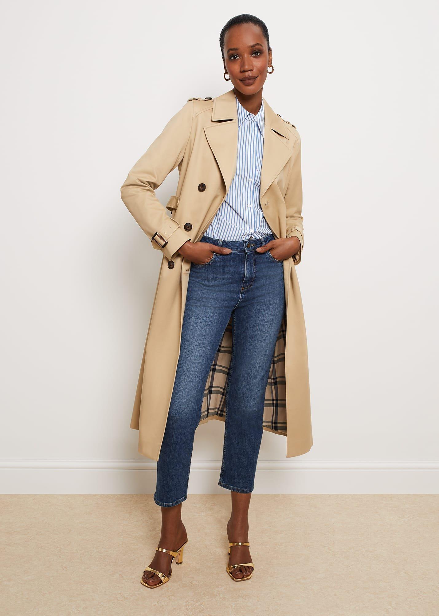 Newport Trench, Beige Suede, hi-res