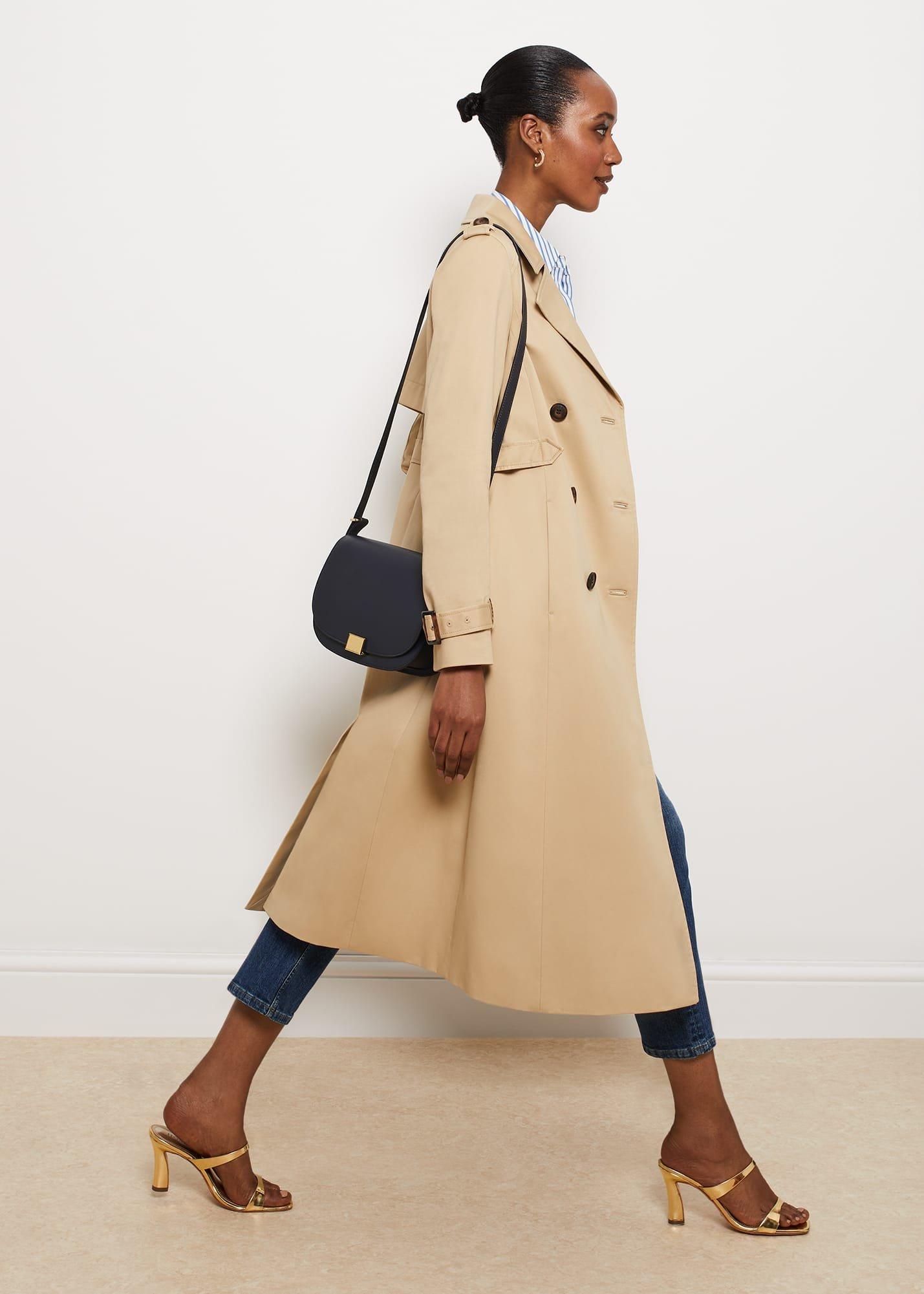 Newport Trench, Beige Suede, hi-res