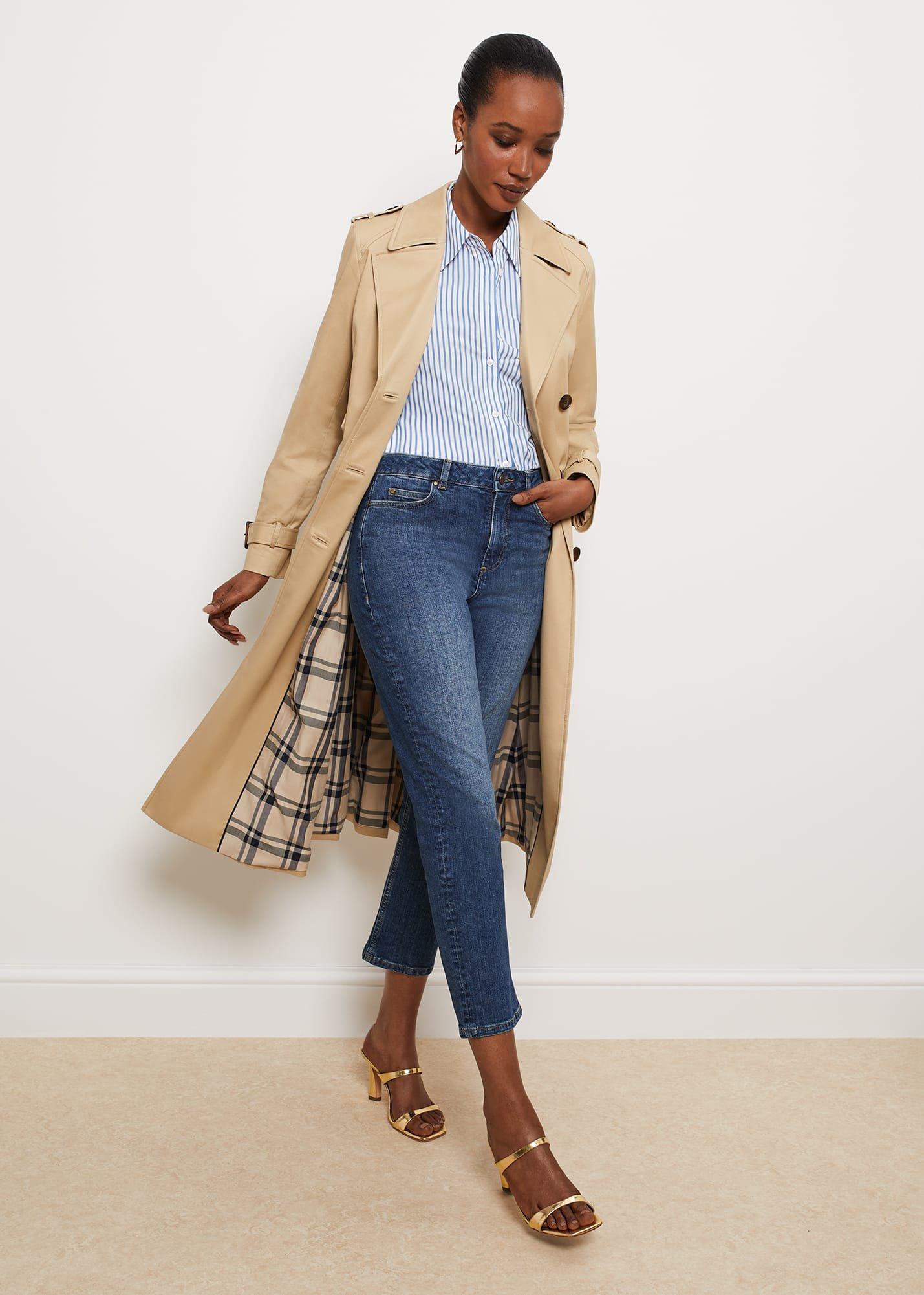 Newport Trench, Beige Suede, hi-res