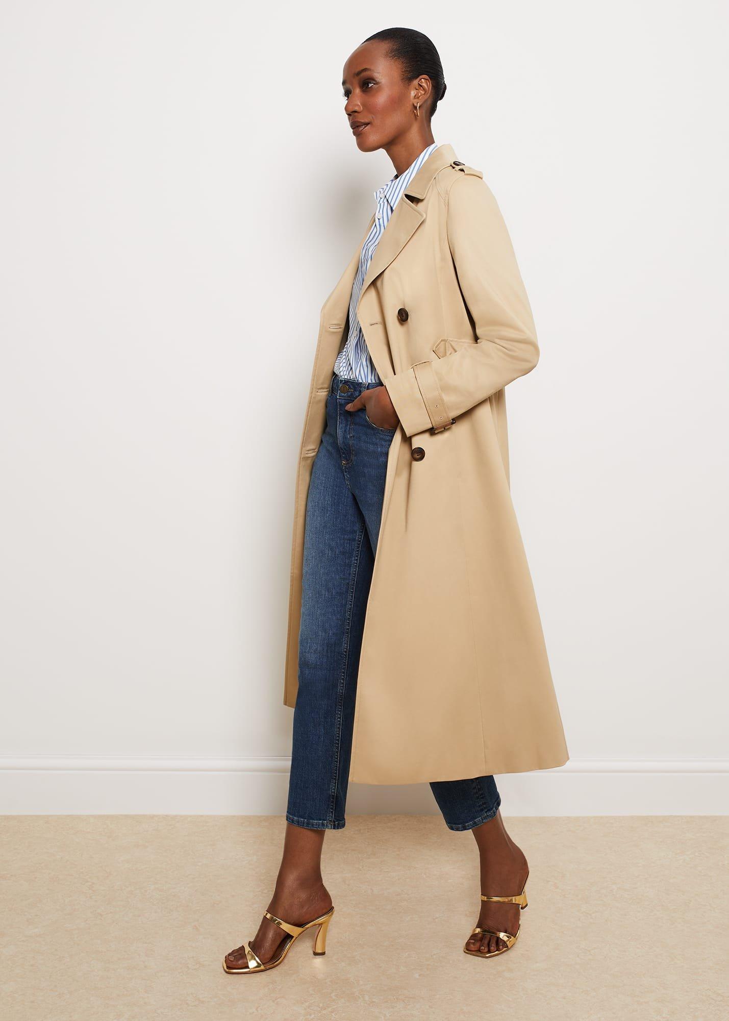 Newport Trench, Beige Suede, hi-res