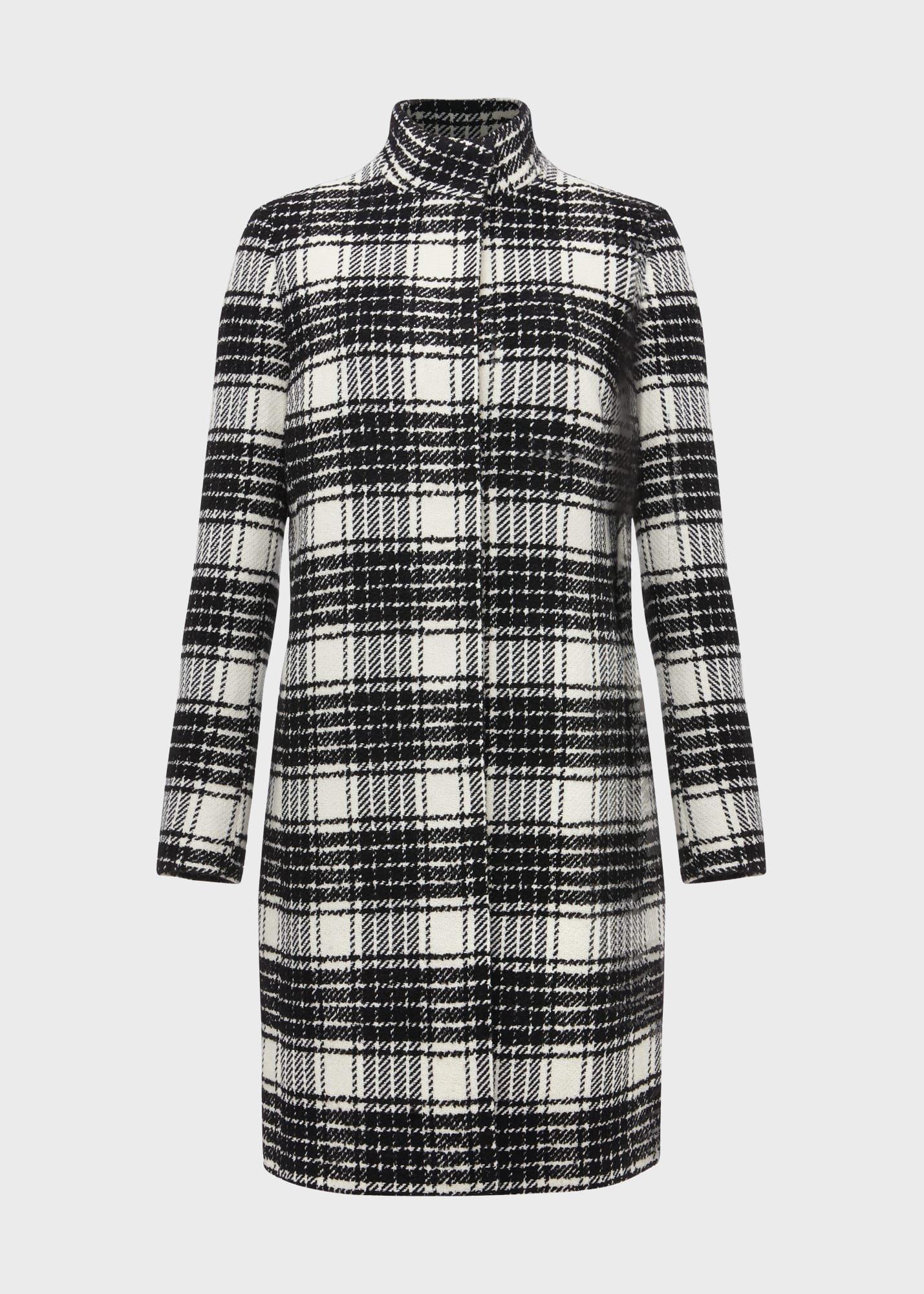 Petite Dani Coat, Black Ivory, hi-res