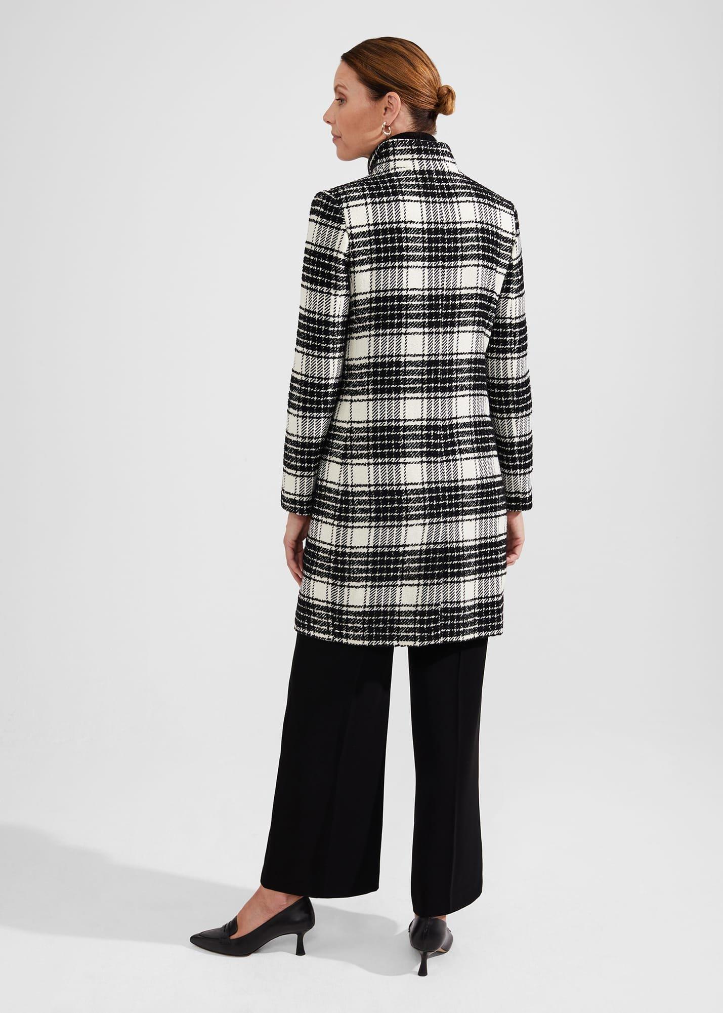 Petite Dani Coat, Black Ivory, hi-res