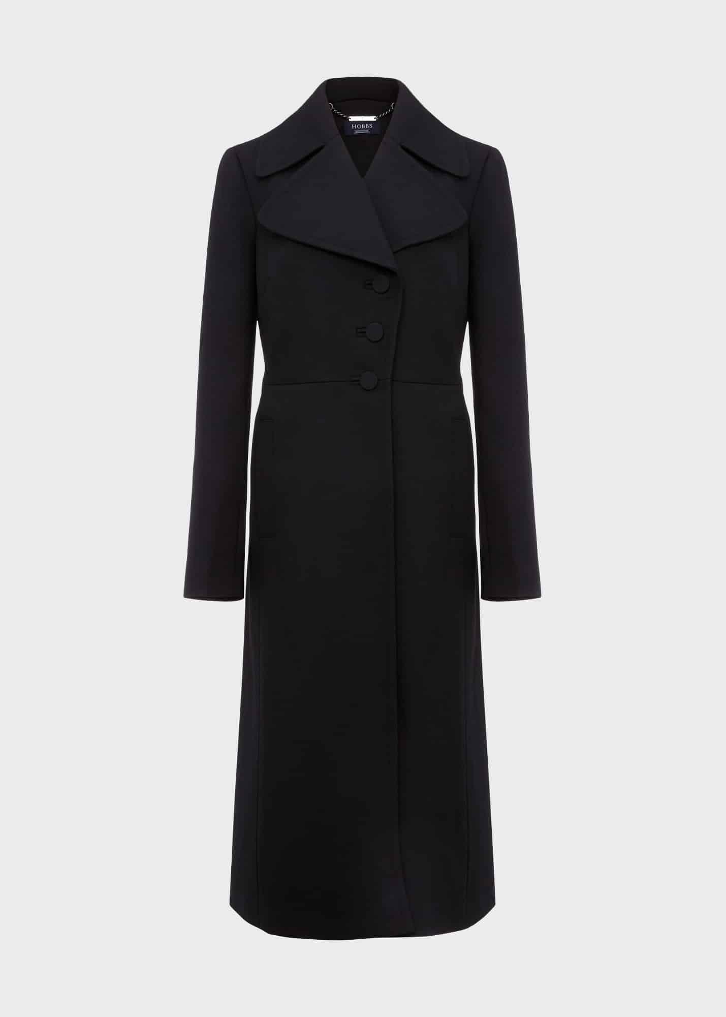 Dorothea Coat, Black, hi-res