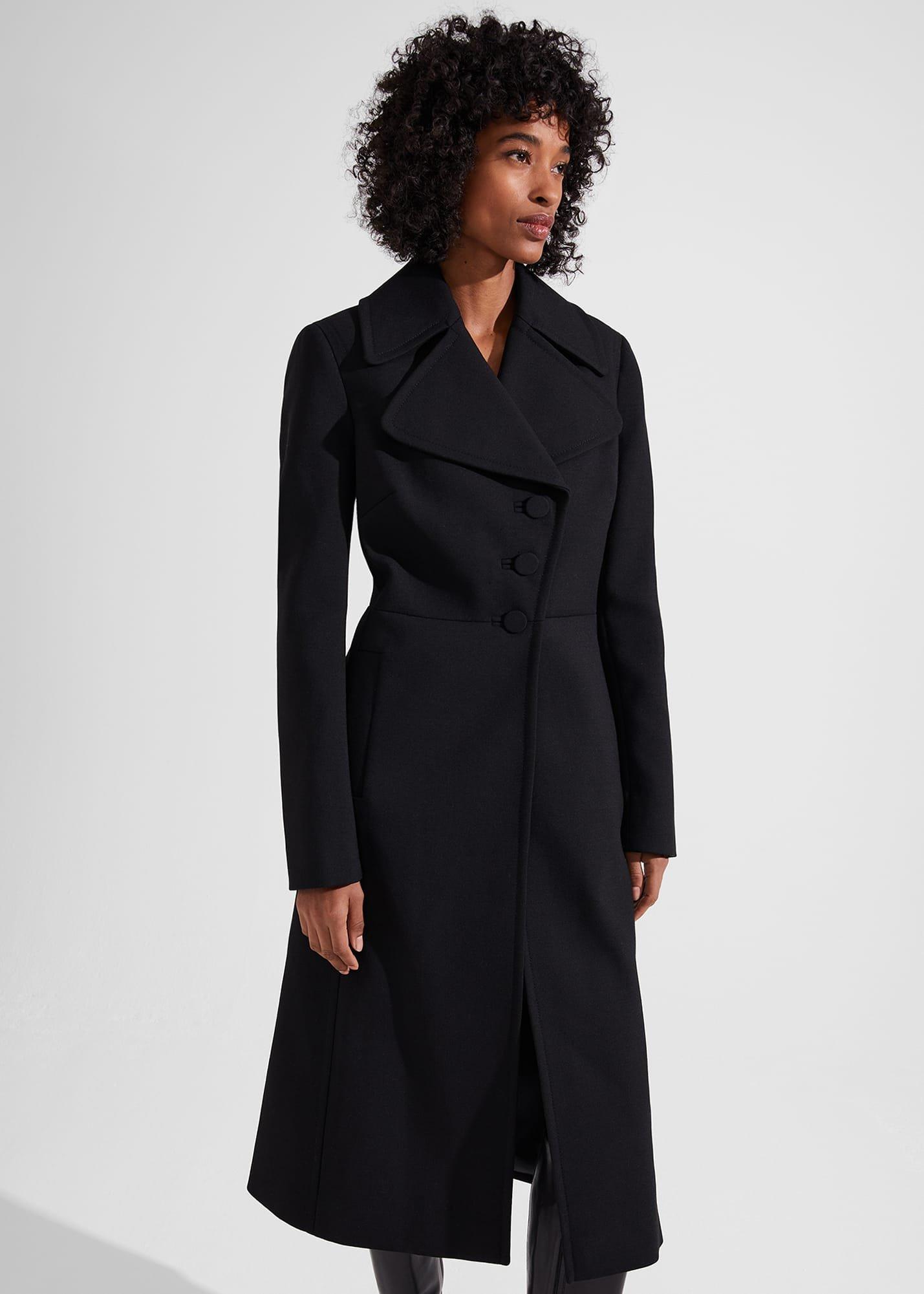 Dorothea Coat, Black, hi-res