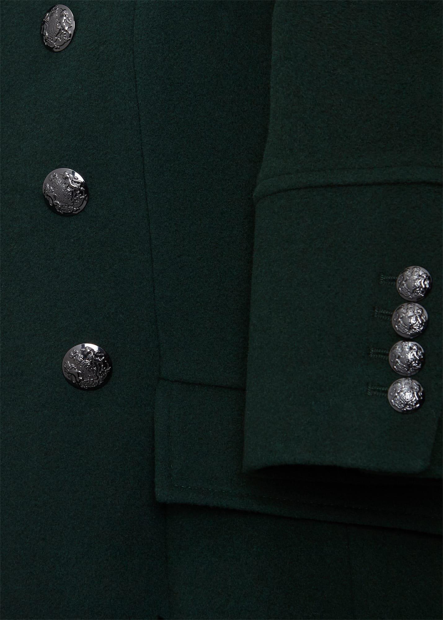 Petite Clarisse Wool Blend Coat, Green, hi-res