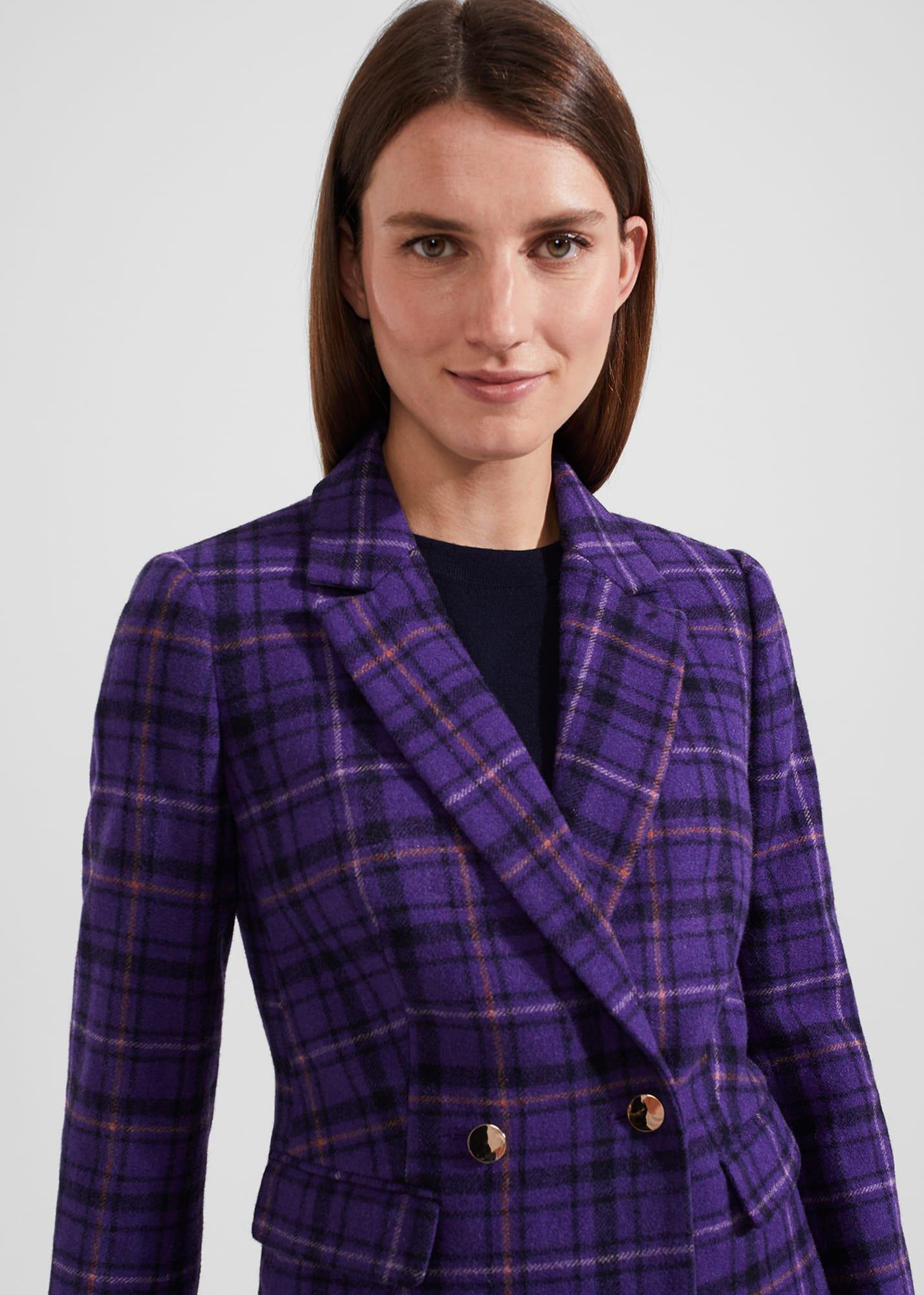 Emberley Wool Jacket, Purple Multi, hi-res