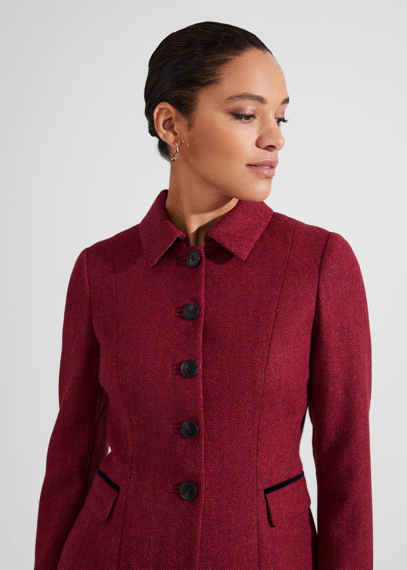 Daniella Wool Jacket, Pink Multi, hi-res