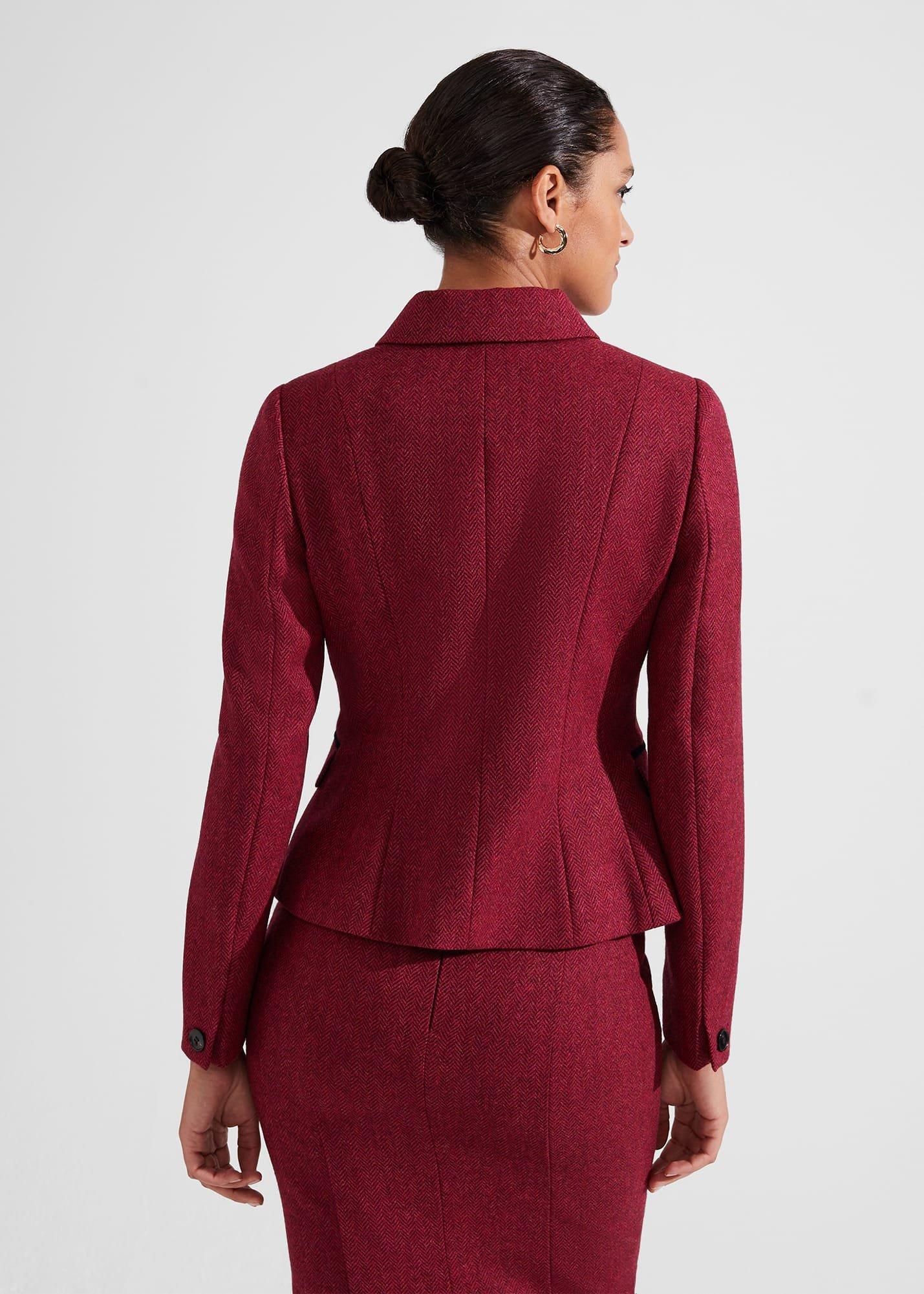 Daniella Wool Jacket, Pink Multi, hi-res