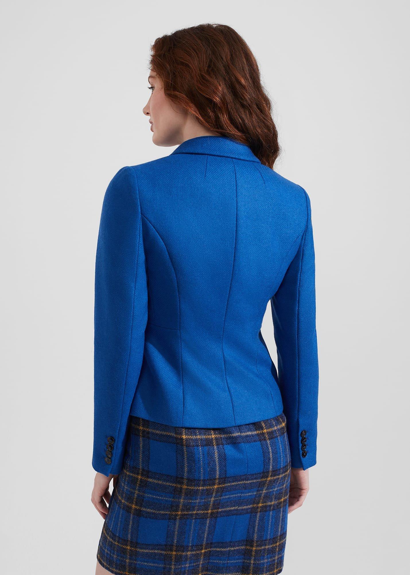 Petite Hackness Wool Jacket, Electric Blue, hi-res