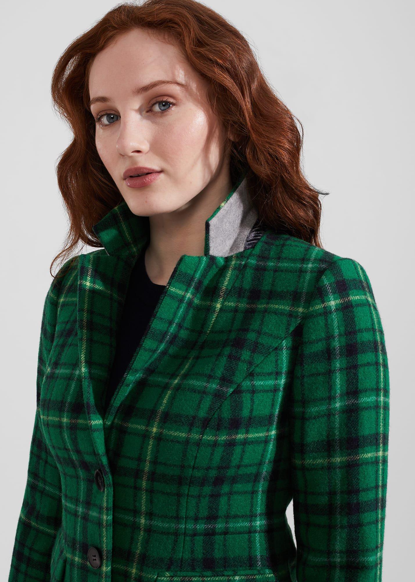 Petite Hackness Wool Jacket, Green Multi, hi-res