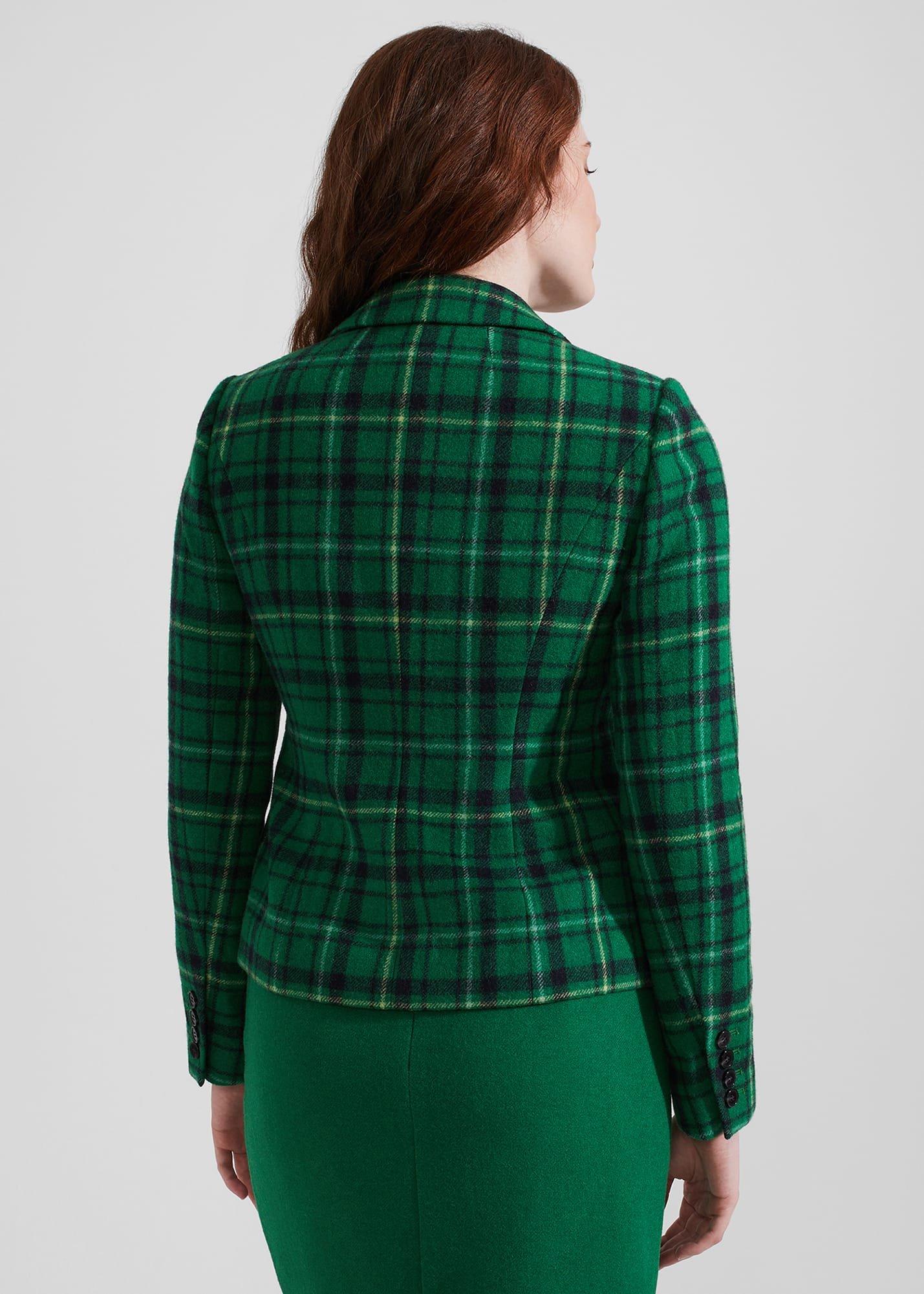 Petite Hackness Wool Jacket, Green Multi, hi-res