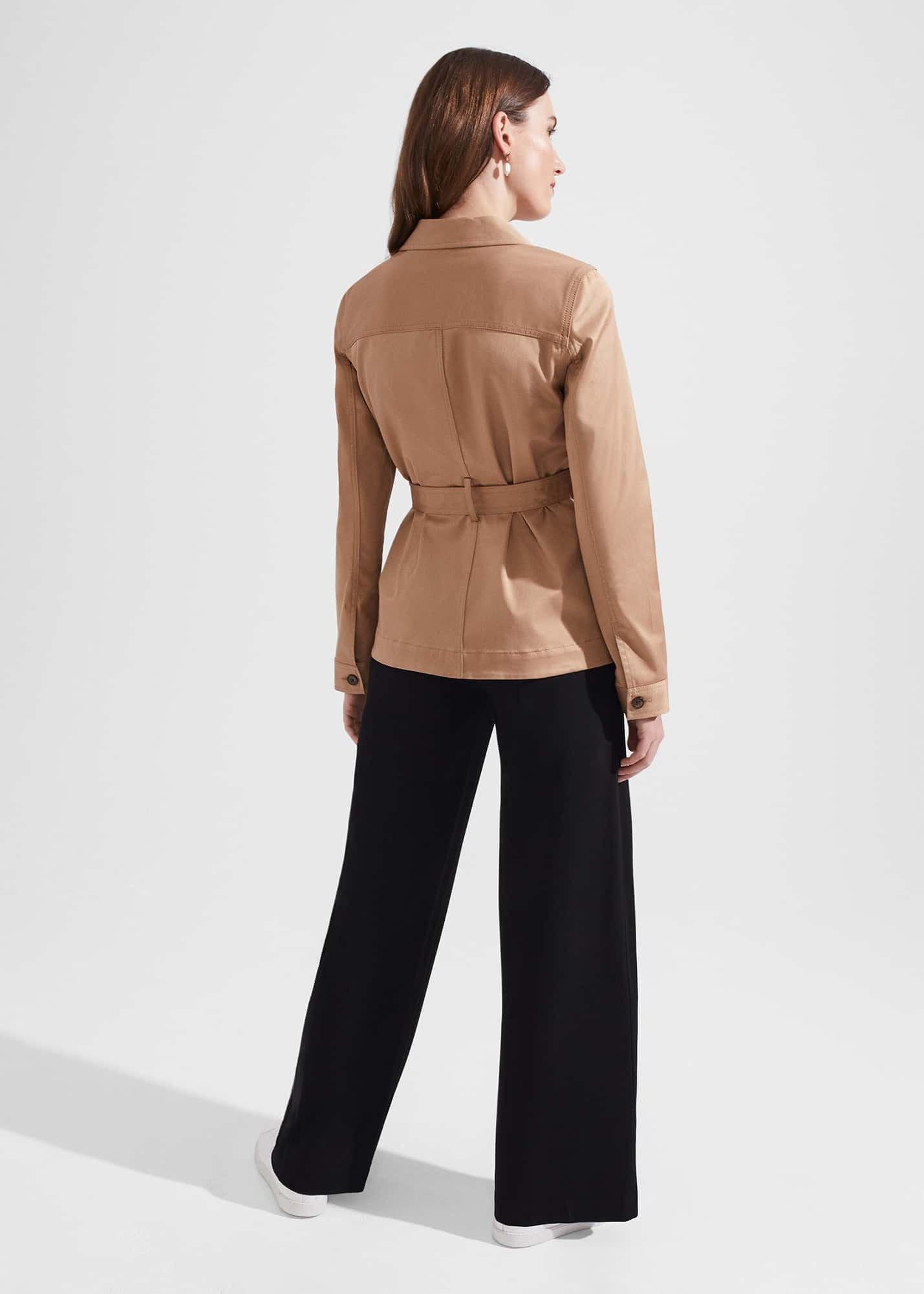 Livi Belted Jacket, Camel, hi-res
