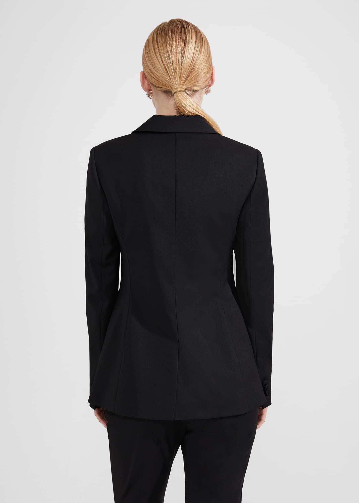 Lilian Tux Jacket, Black, hi-res