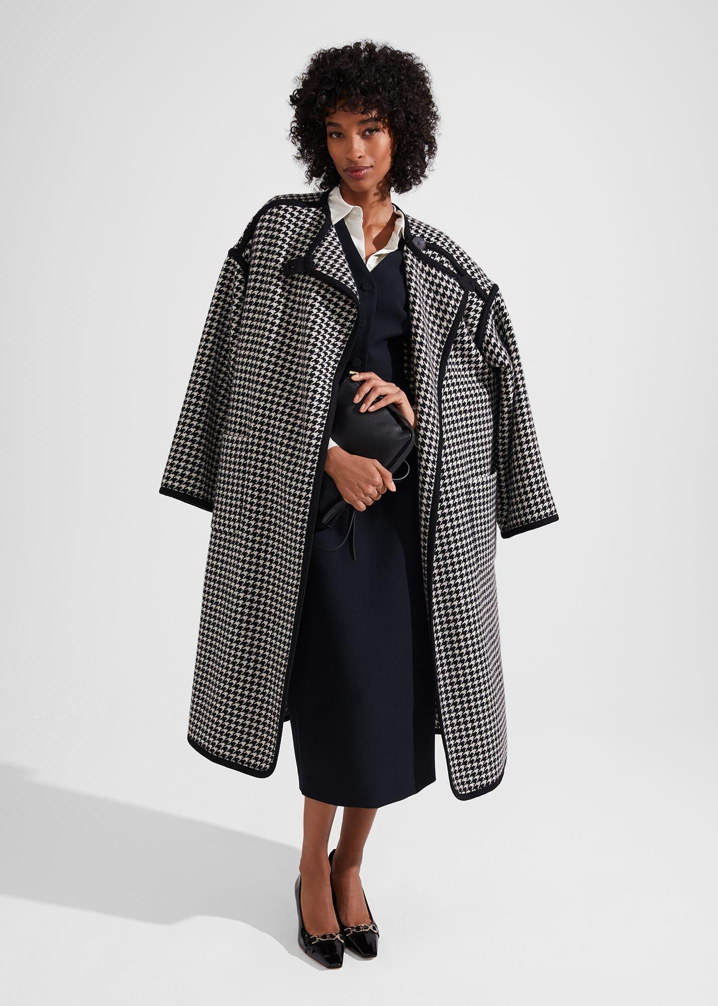 Diana Wool Waistcoat, Black, hi-res