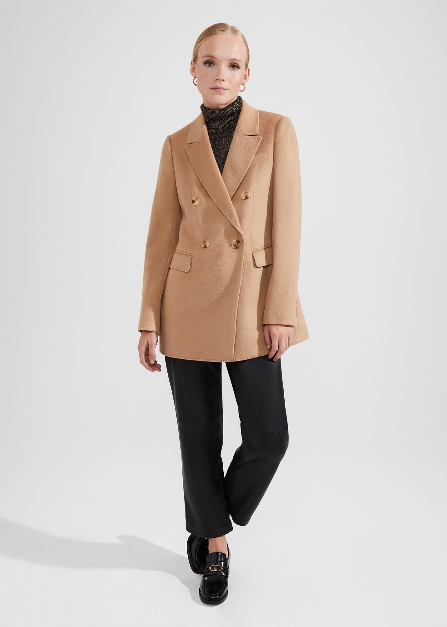 Clarence Wool Blazer, Camel, hi-res