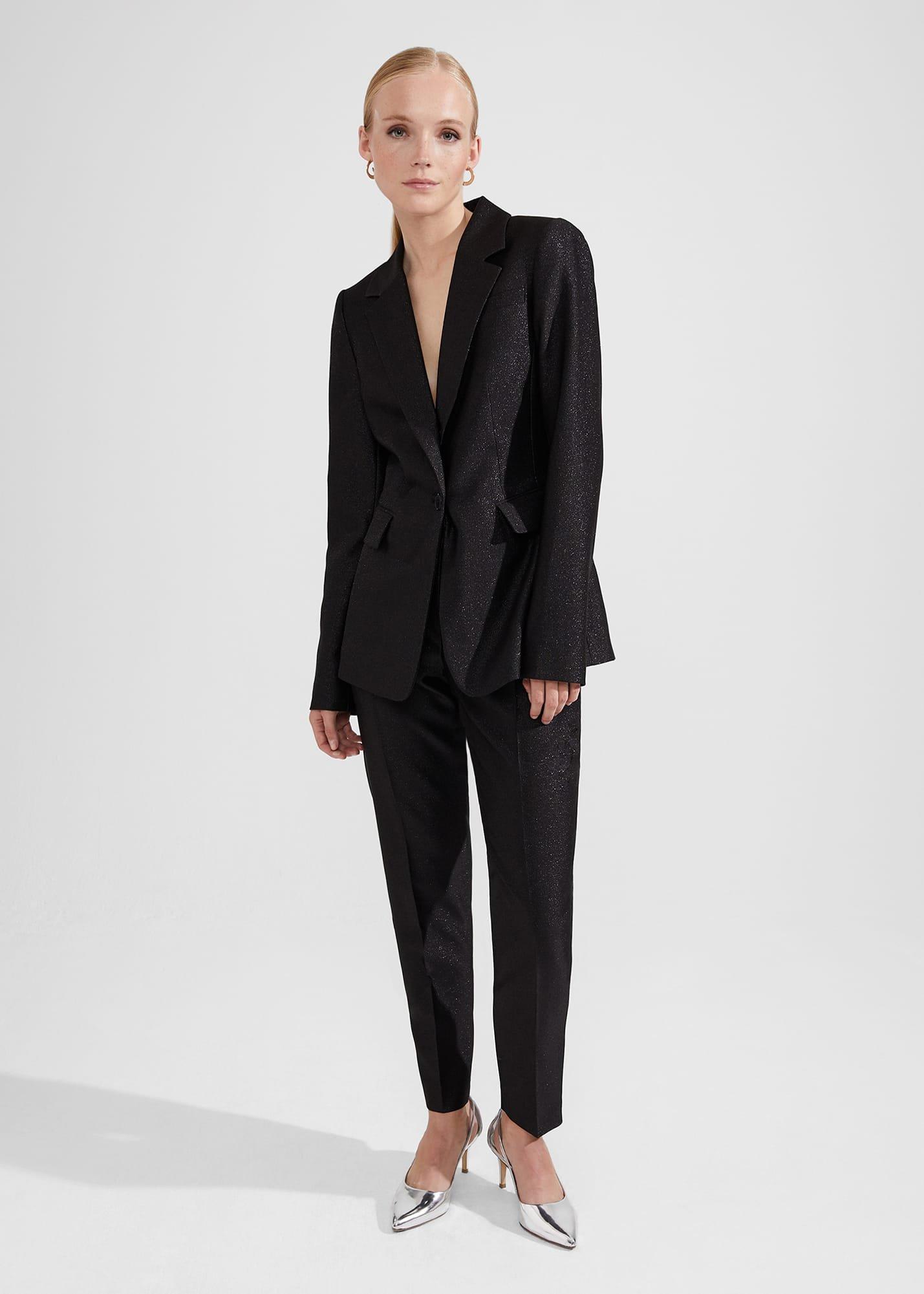 Jodie Lurex Jacket, Black, hi-res