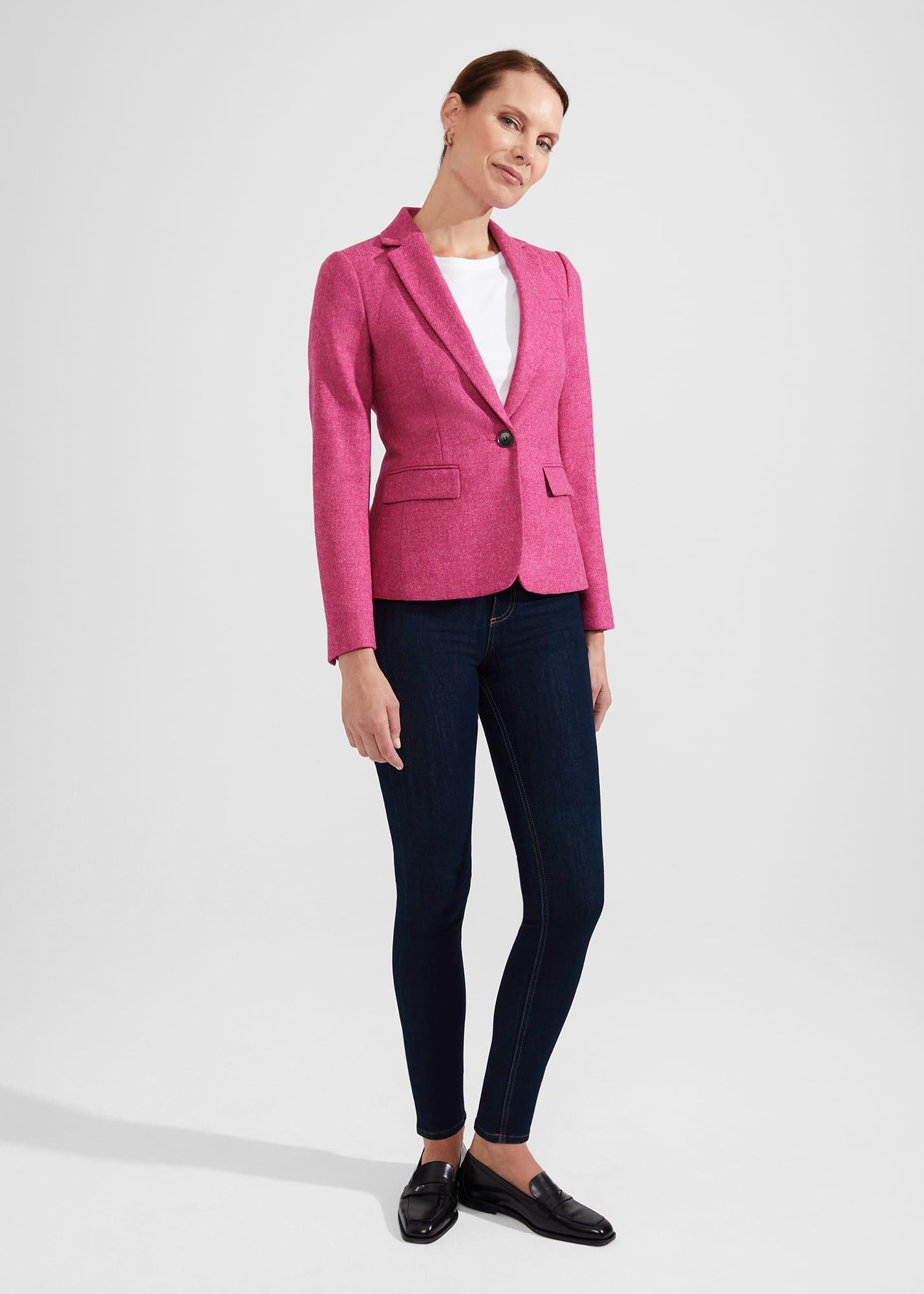 Petite Blake Wool Jacket, Florentine Pink, hi-res