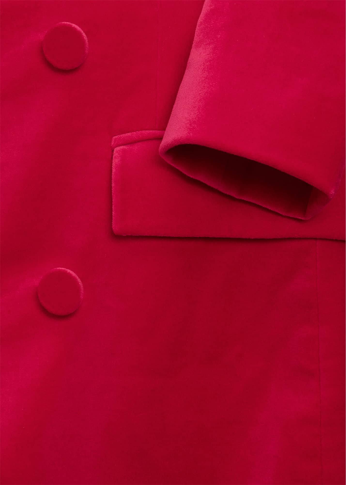 Wren Velvet Blazer Dress, Bright Pink, hi-res