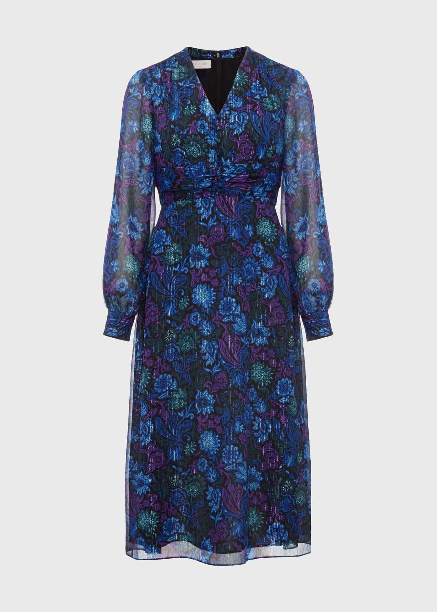 Saffron Dress, Black Multi, hi-res